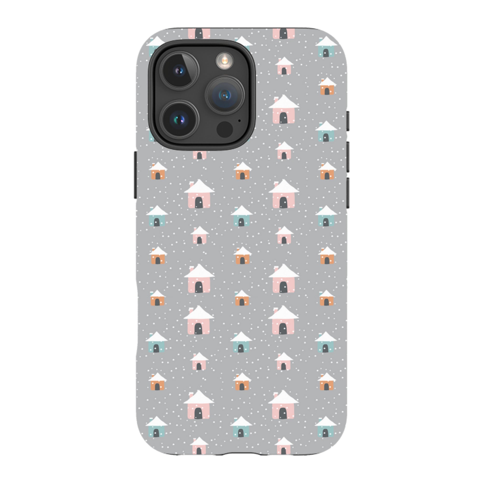 iPhone Tough Case - House Pattern
