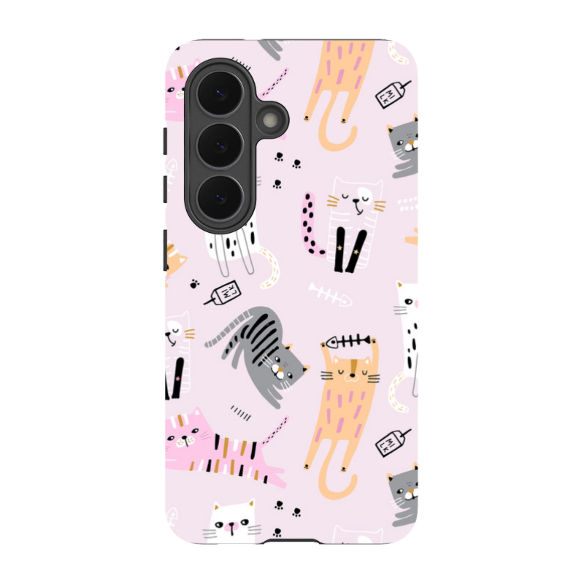Samsung Tough Case - Cat And Bone Pink