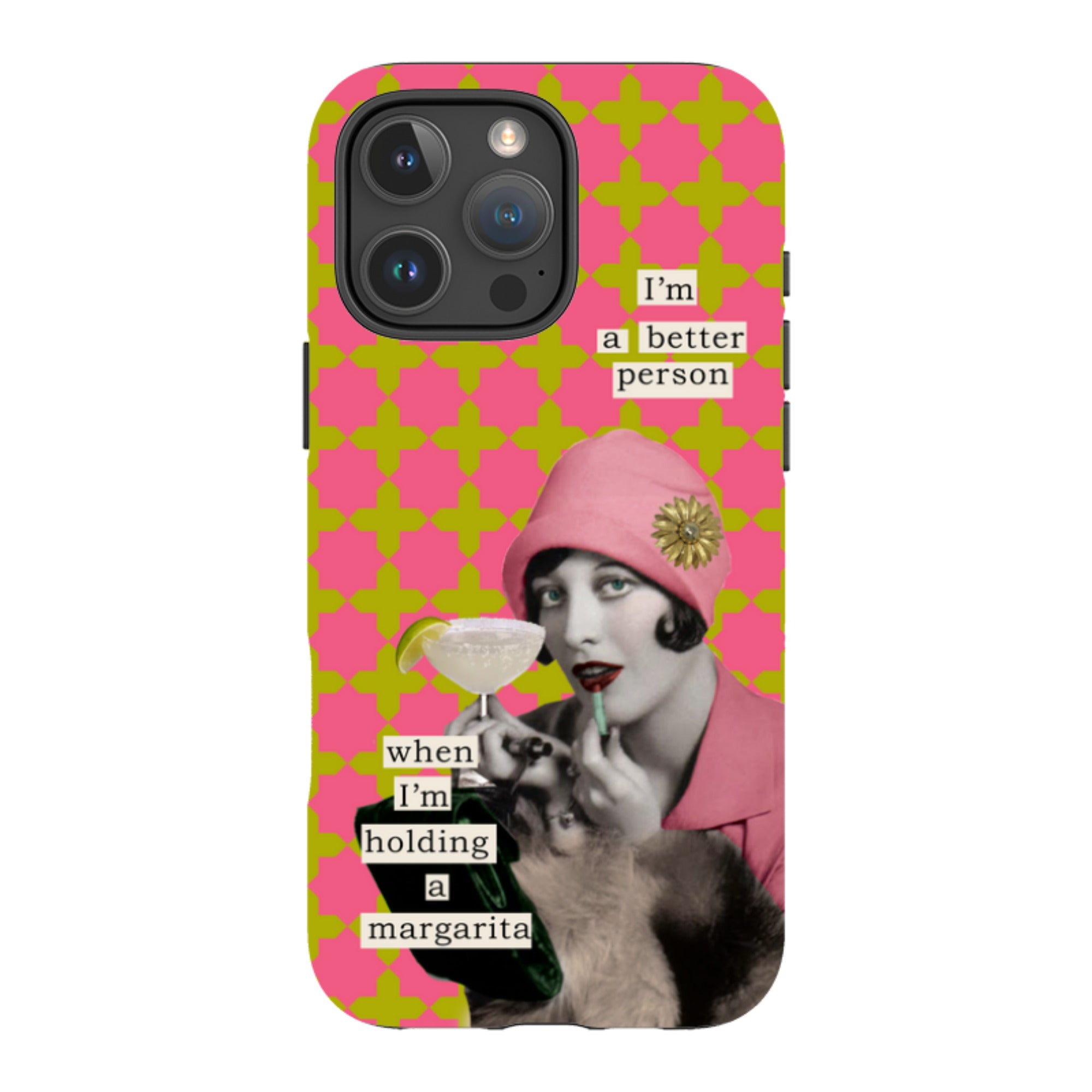 iPhone Tough Case - I'm A Better Person By Clare Jordan