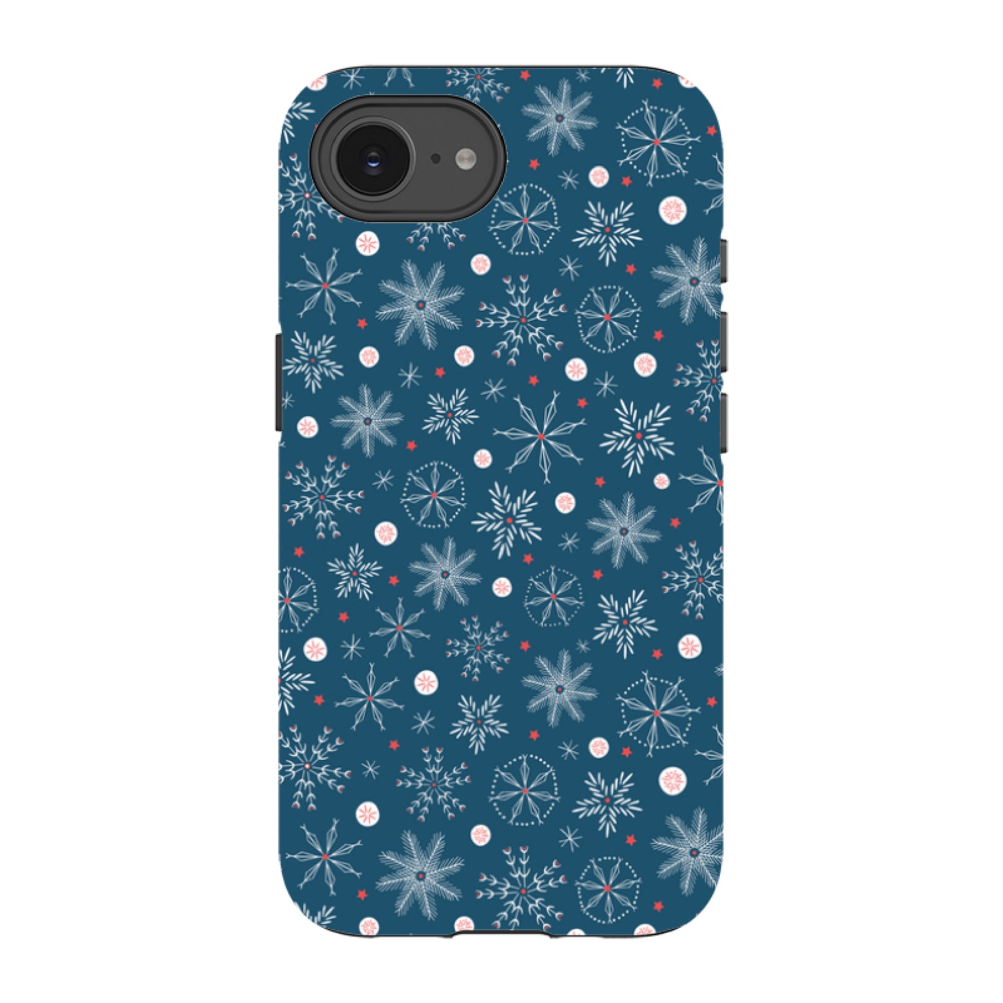 iPhone Tough Case - Christmas Snowflakes By Ali Brookes