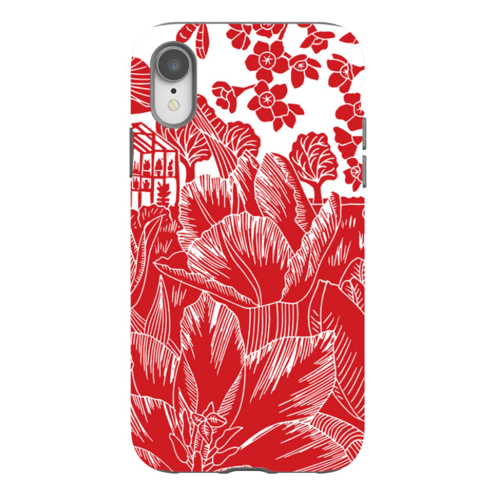 iPhone Tough Case - Tulip Silhouette By Kate Heiss