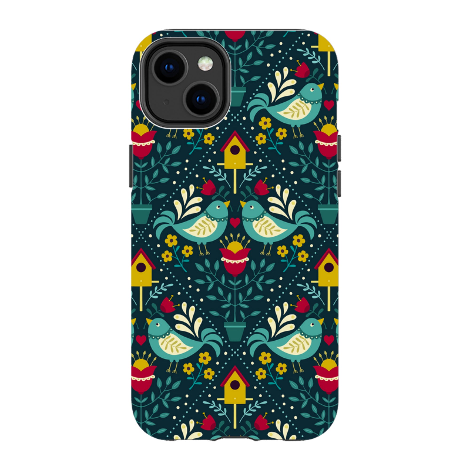 iPhone Tough Case - Bird Pattern VIII By Suzy Taylor