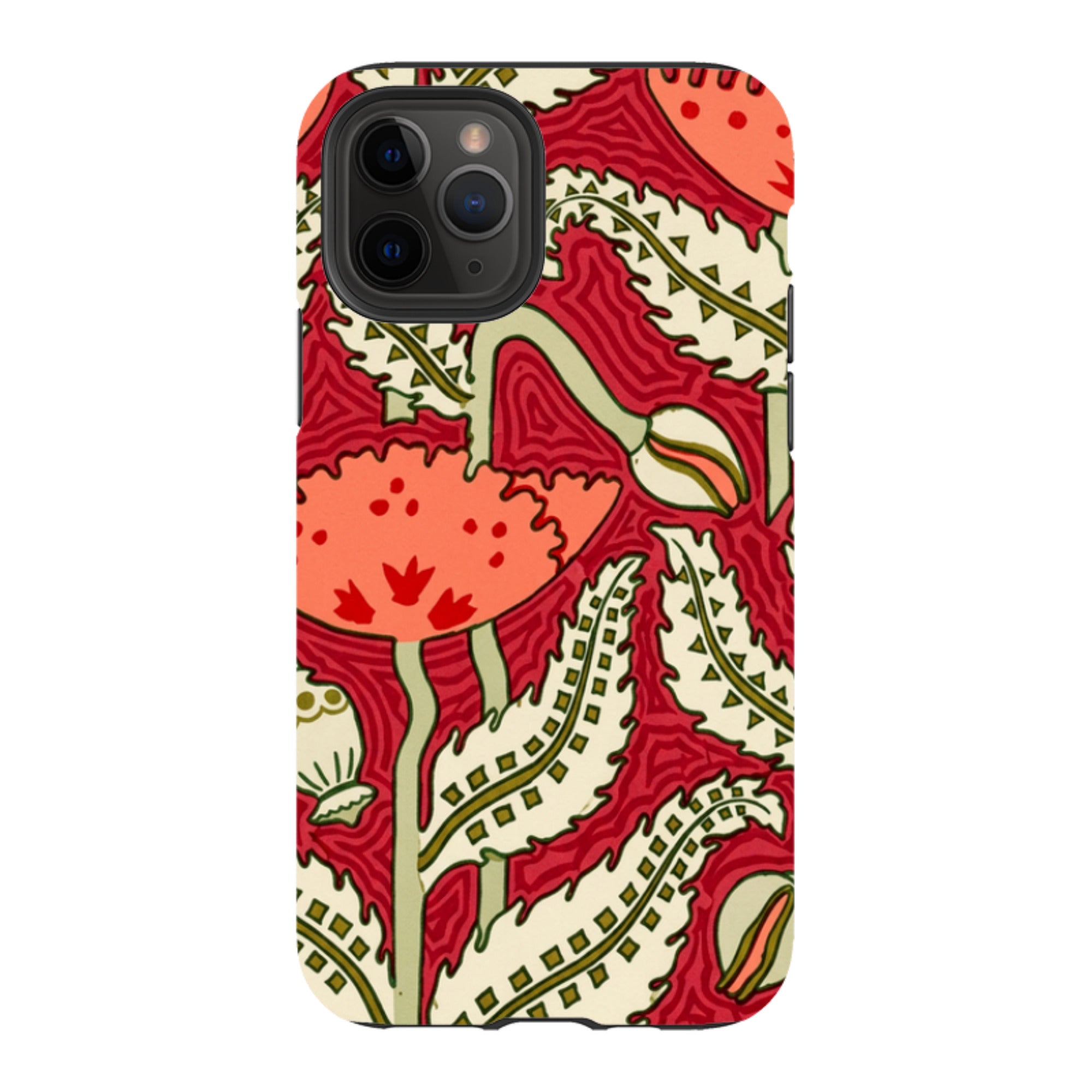 iPhone Tough Case - William Morris Red Floral