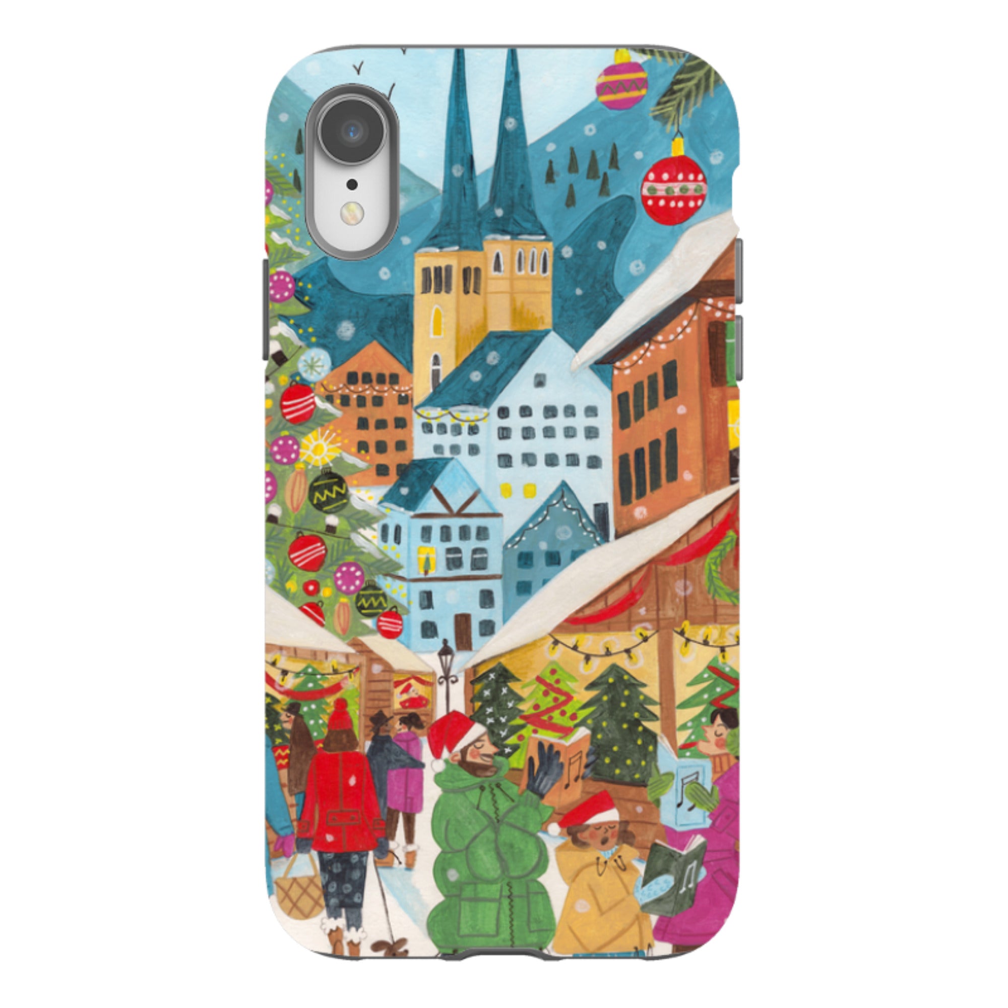 iPhone Tough Case - Christmas Market By Caroline Bonne Muller