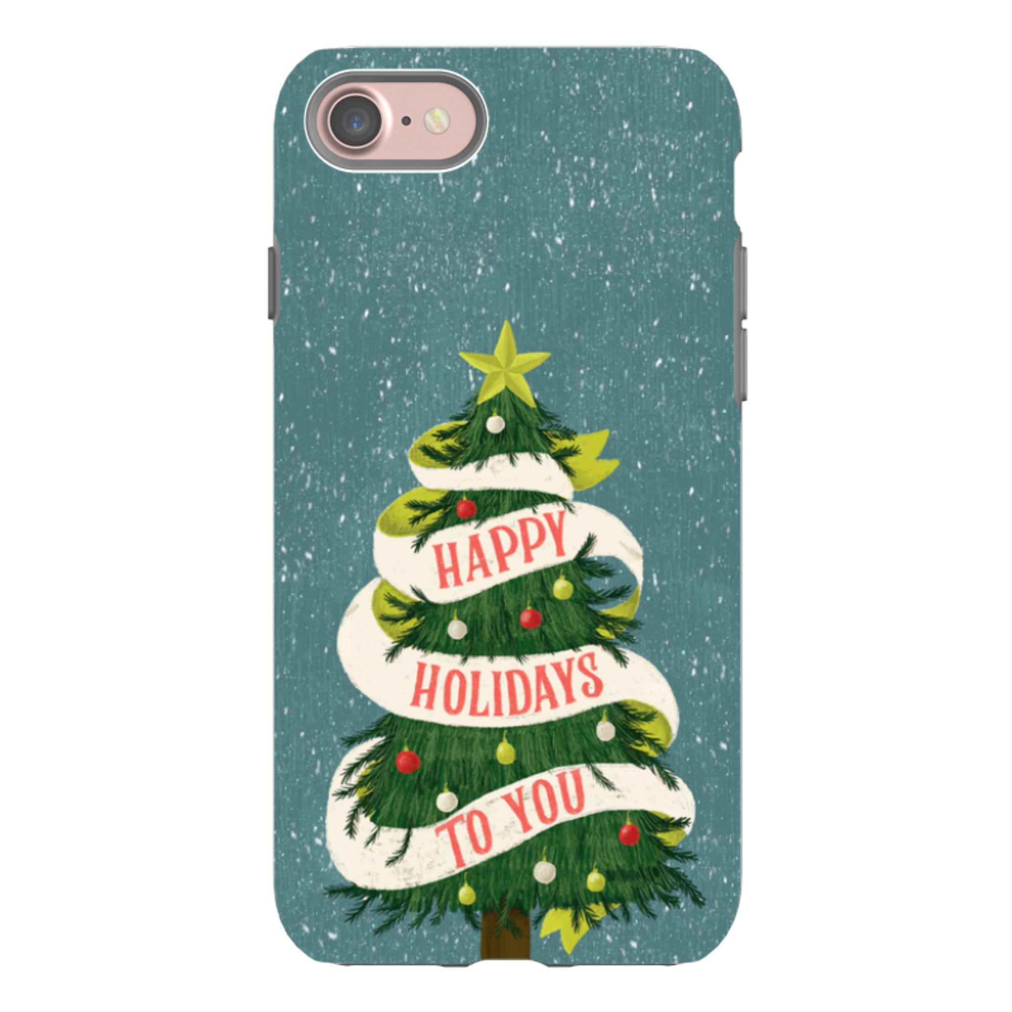 iPhone Tough Case - Happy Holidays By Abby Jacobs