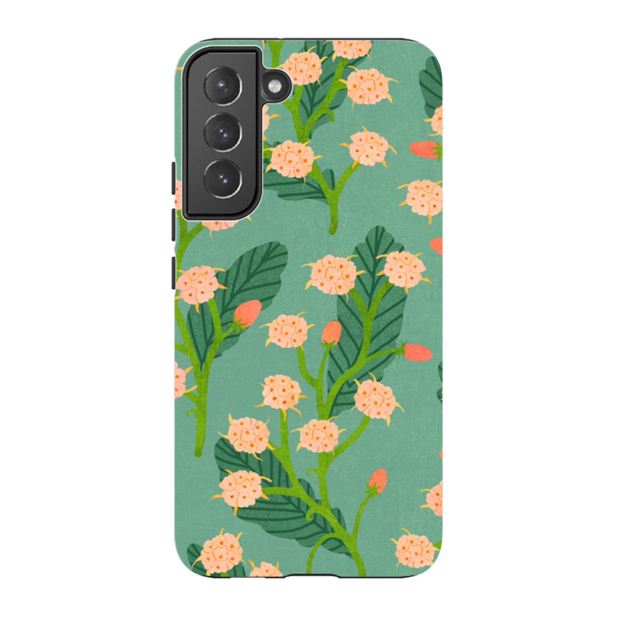 Samsung Tough Case - Summer Seeds Teal By Katherine Quinn
