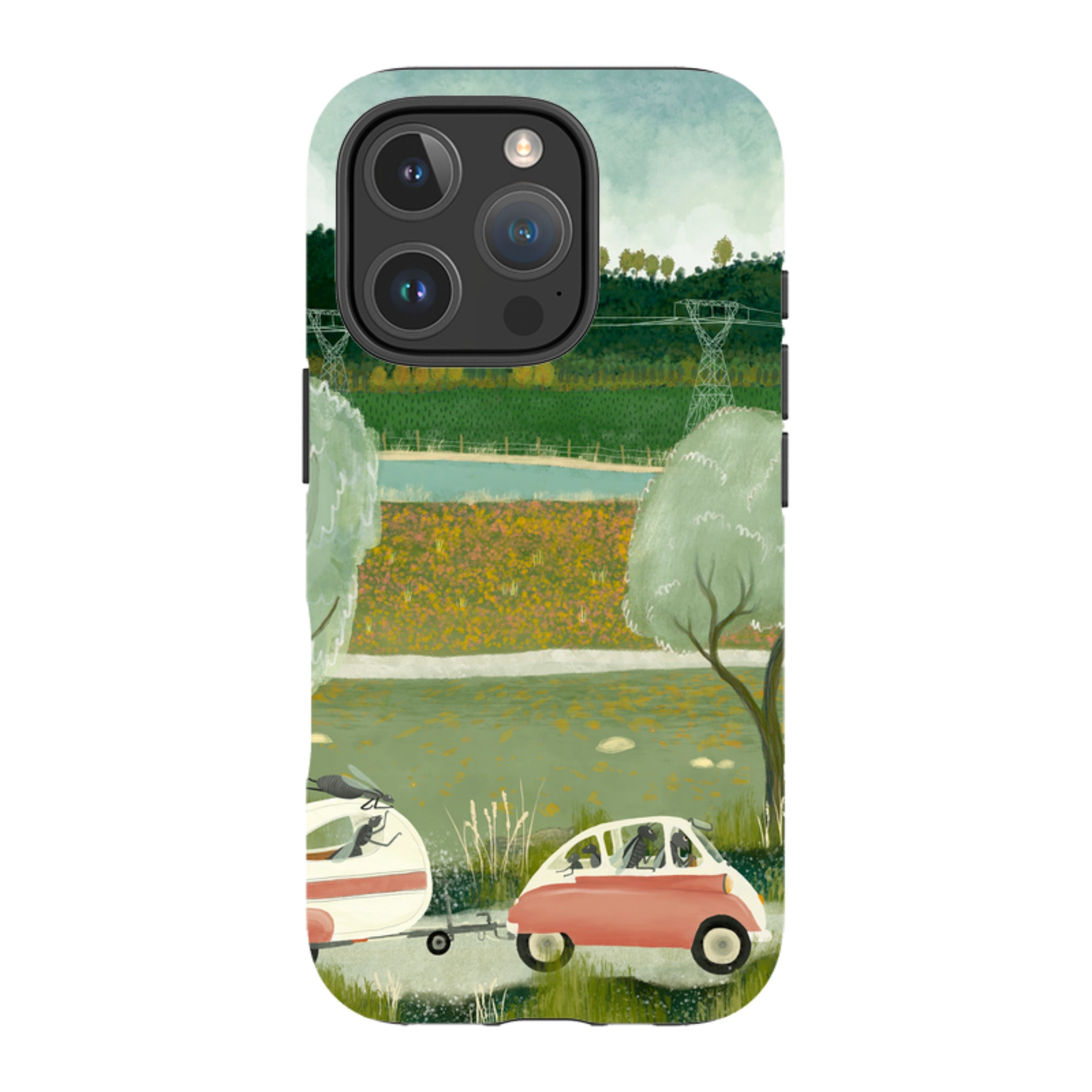 iPhone Tough Case - Happy Holidays-1 By Katherine Quinn