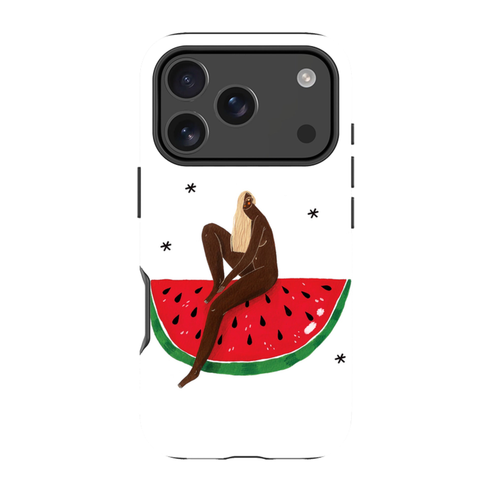 iPhone Tough Case - Watermelon Girl By Madalina Andronic