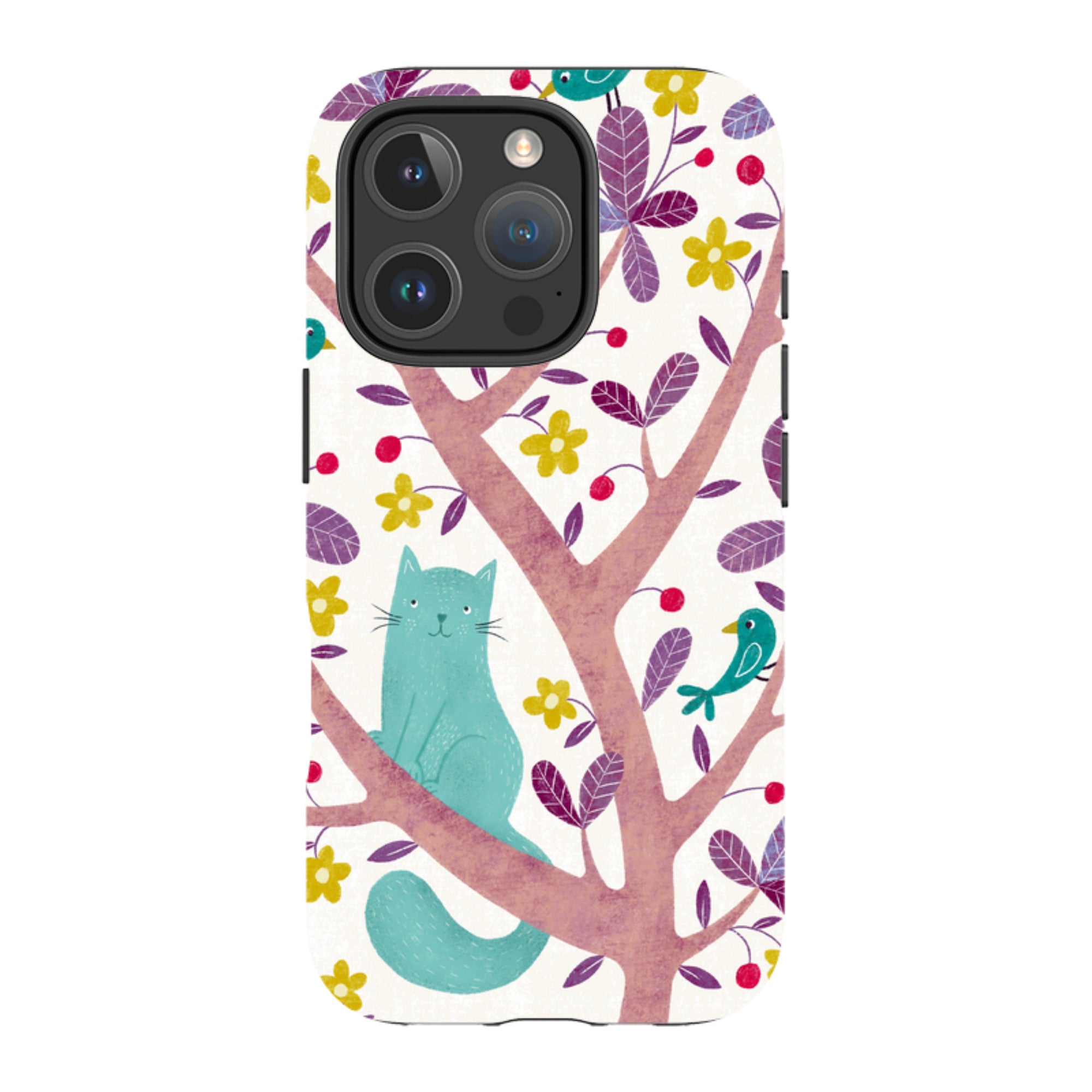 iPhone MagSafe Tough Case -  Cat and Bird By Suzy Taylor