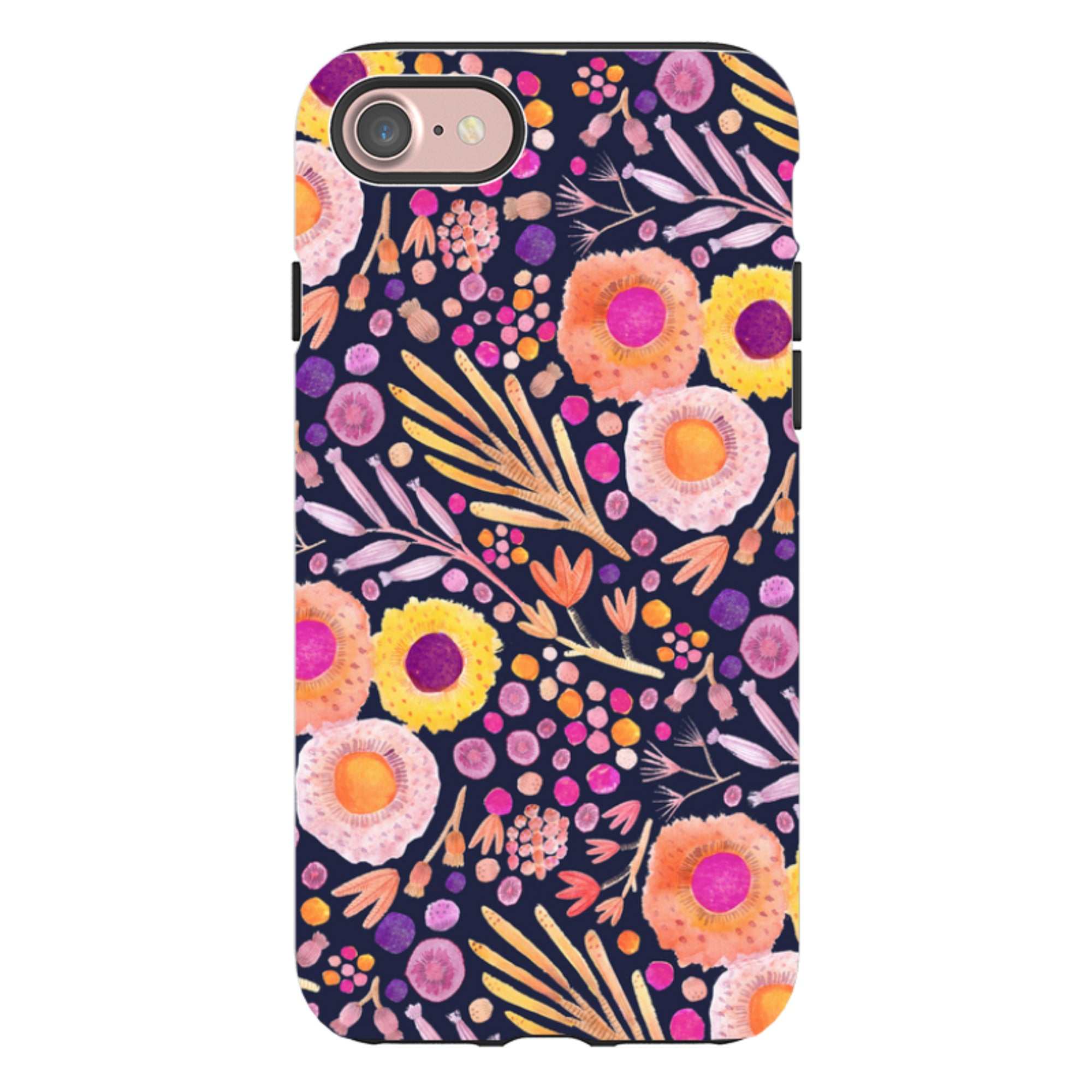 iPhone Tough Case - Floral Passion By Gabriela Larios