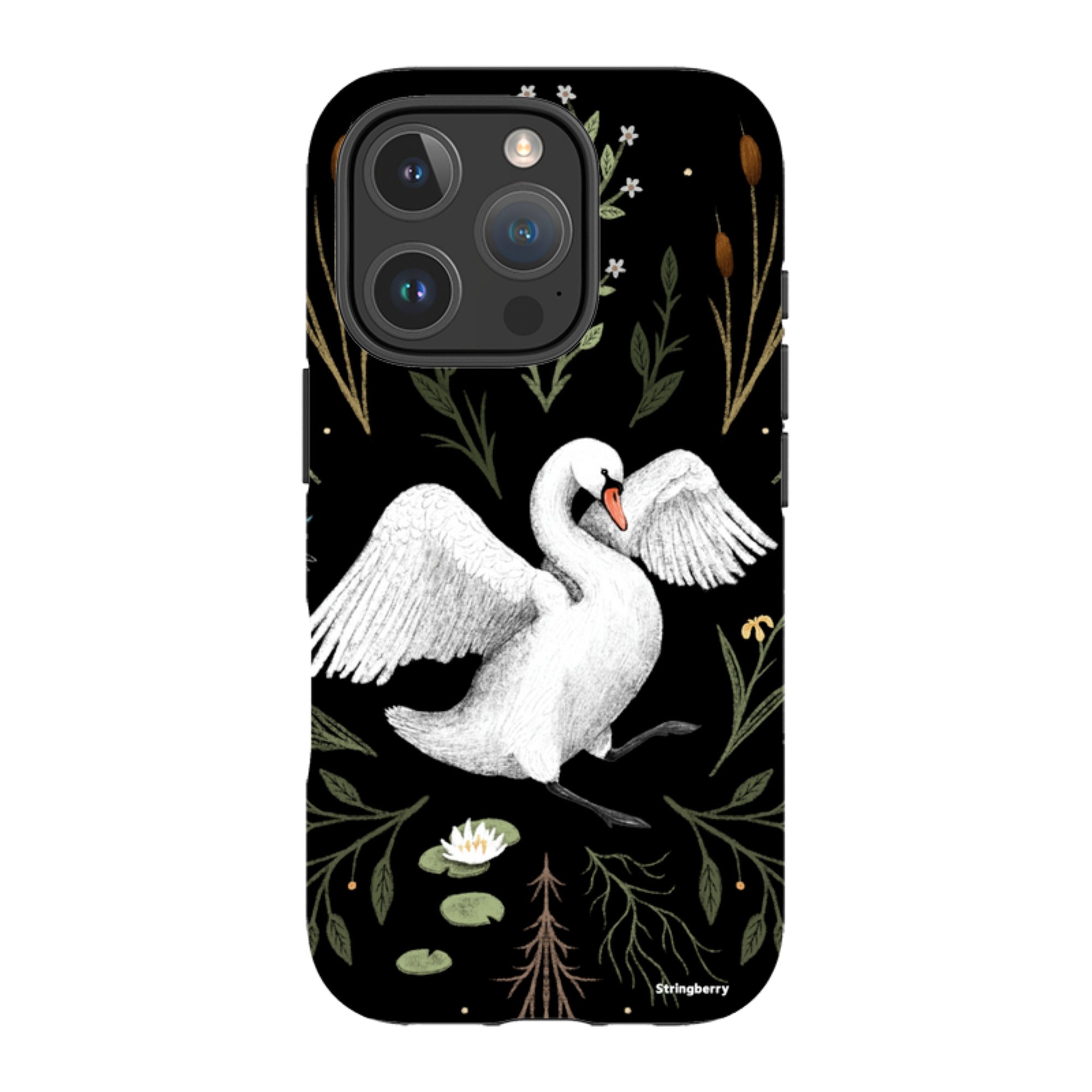 iPhone MagSafe Tough Case -  Swan By Anna Stead