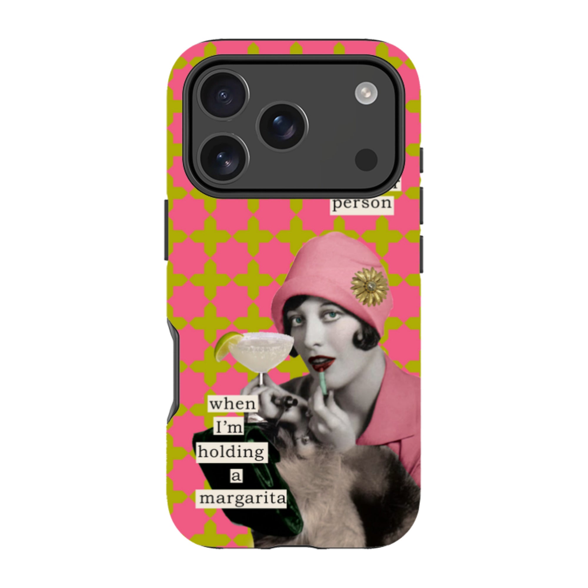 iPhone Tough Case - I'm A Better Person By Clare Jordan