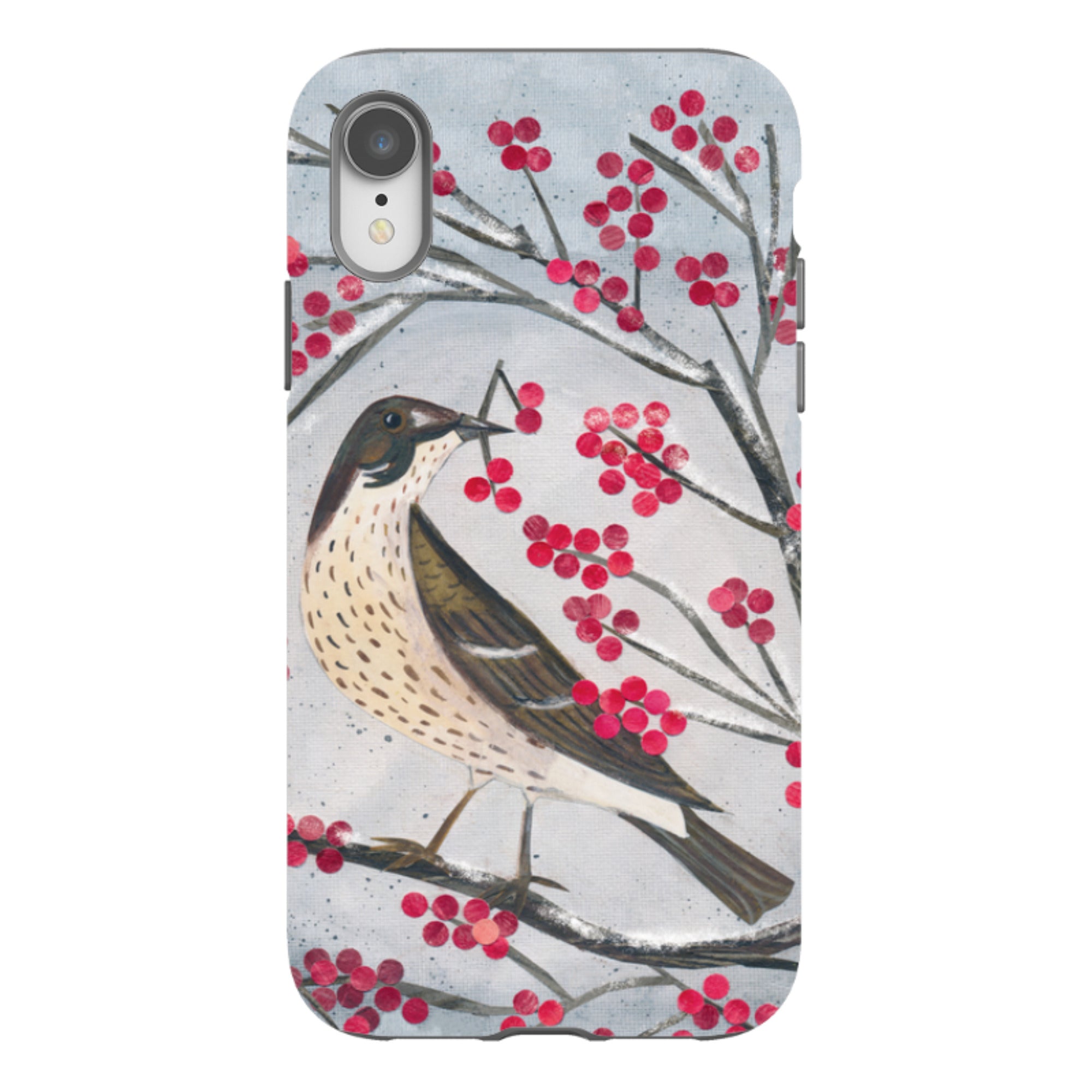 iPhone Tough Case - Mistle Thrush By Tracey English