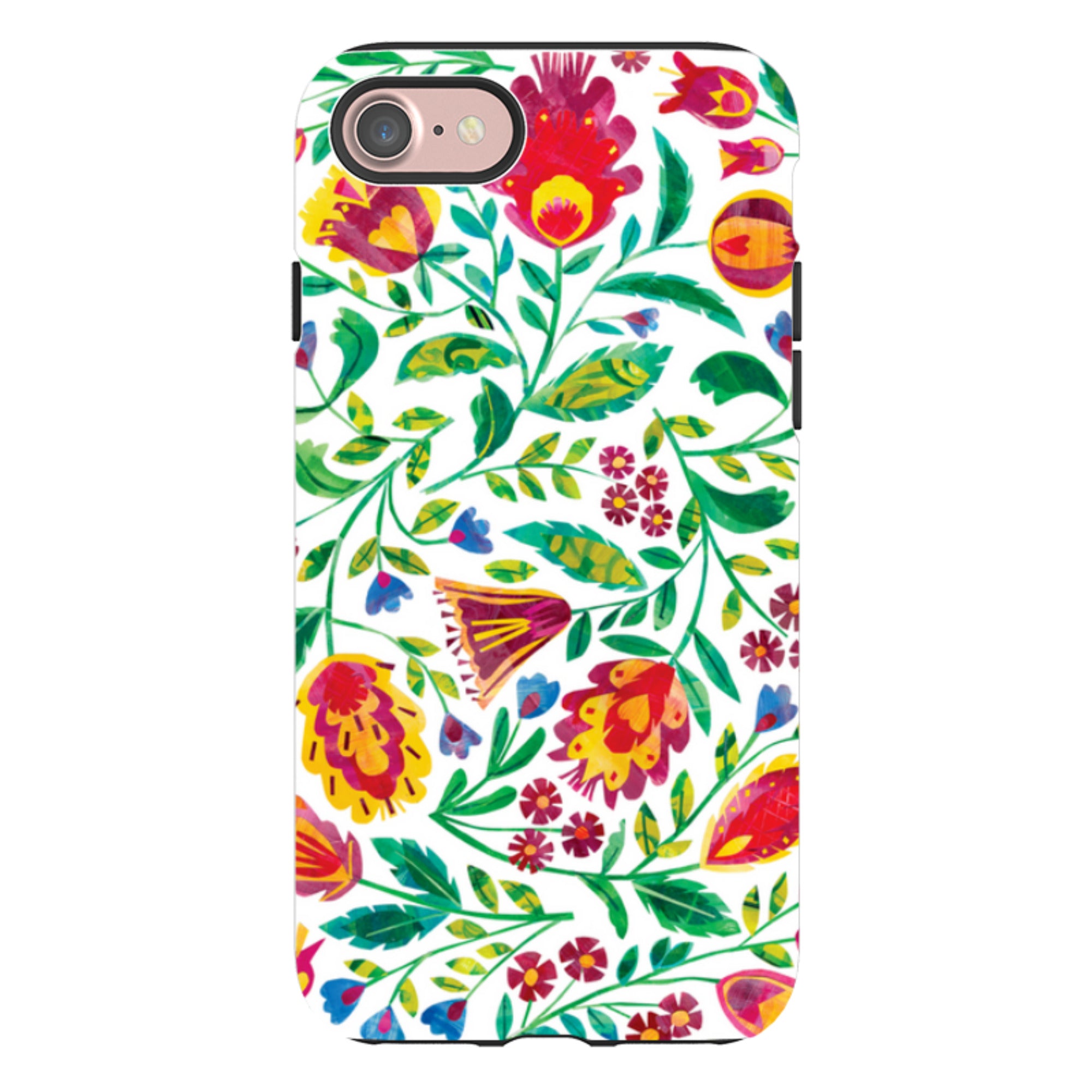 iPhone Tough Case - Folk Pattern By Tracey English