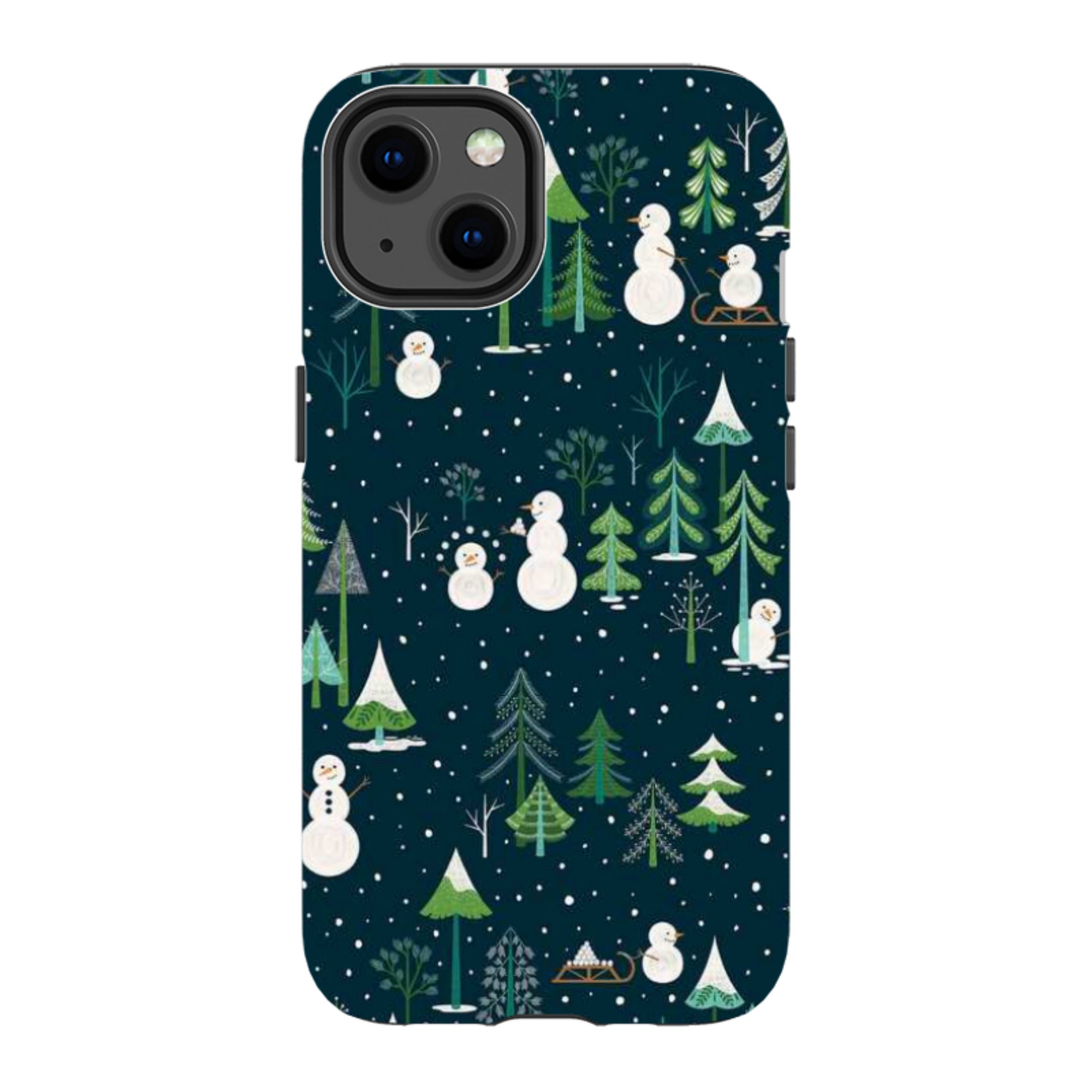 iPhone MagSafe Tough Case -  Snowman Playground By Jenny Zemanek