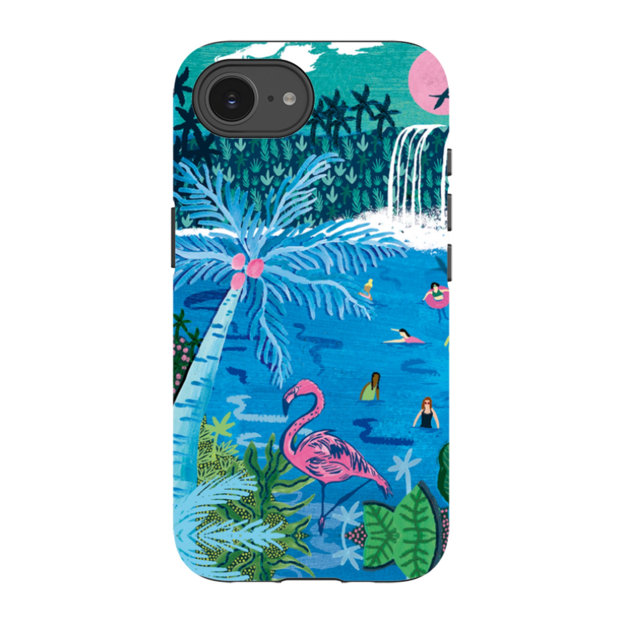 iPhone Tough Case - Palm Pool III By Emma Frances Grant