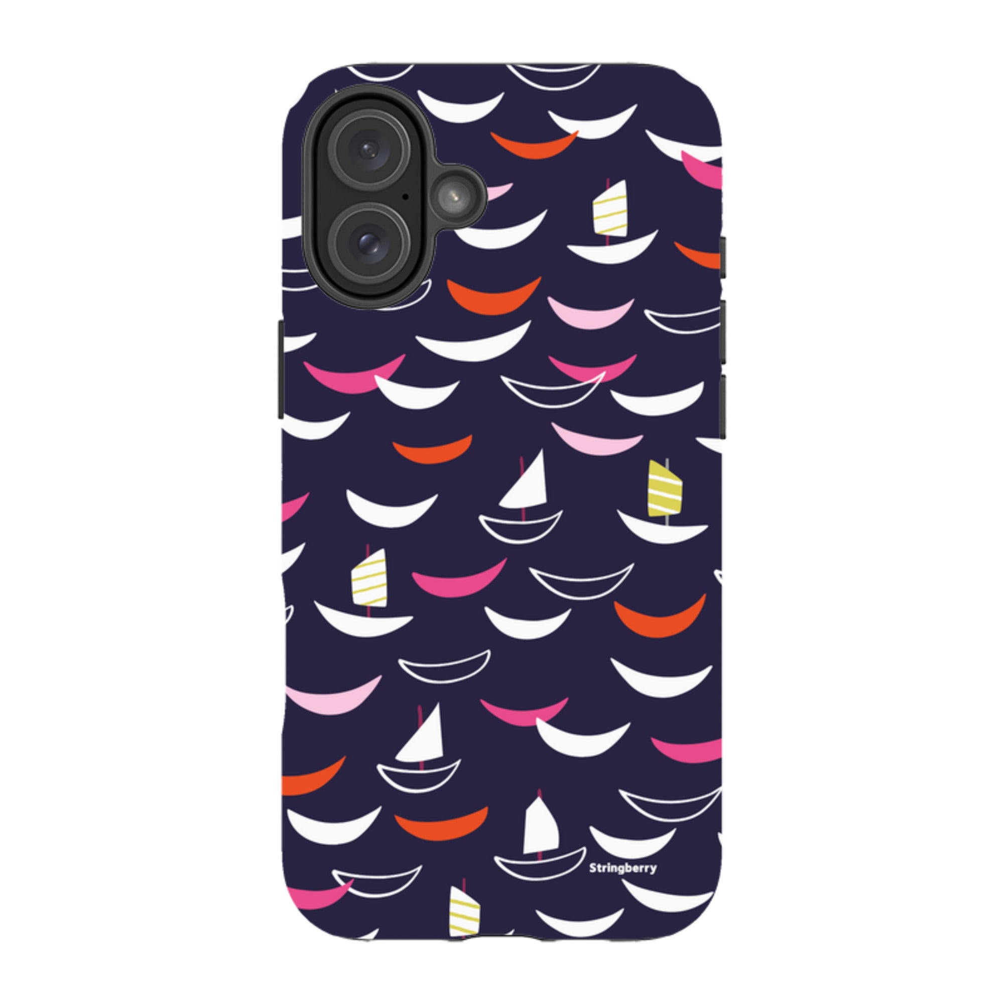 iPhone Tough Case - Little Boats By Ali Brookes