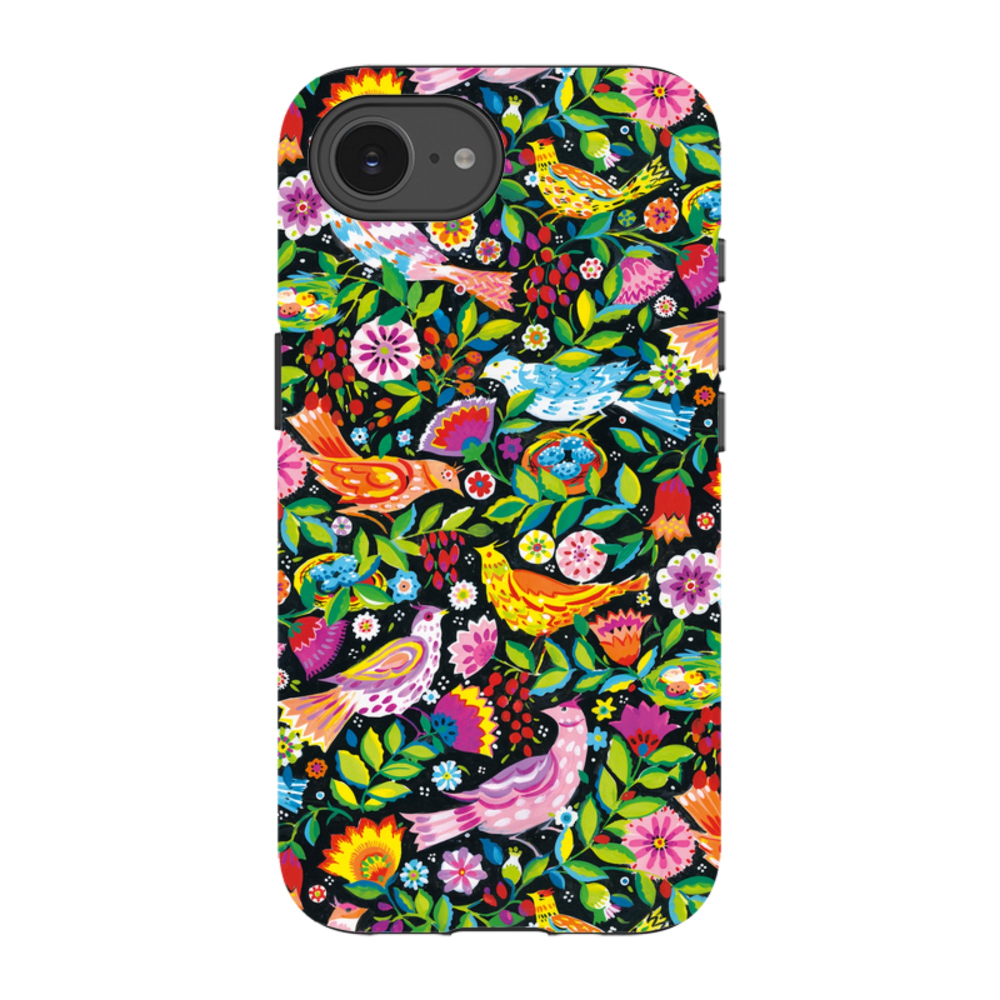 iPhone Tough Case - Folk Birds By Sarah Campbell