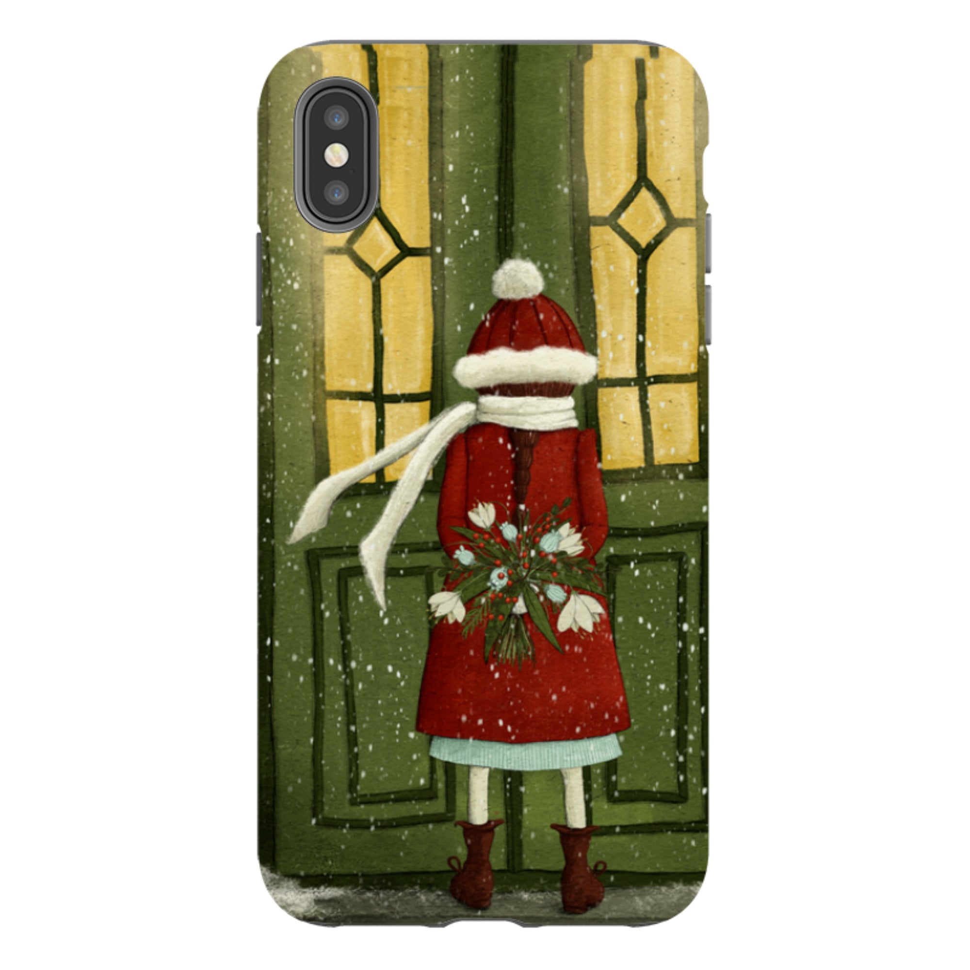 iPhone Tough Case - Winter Flowers By Maja Lindberg