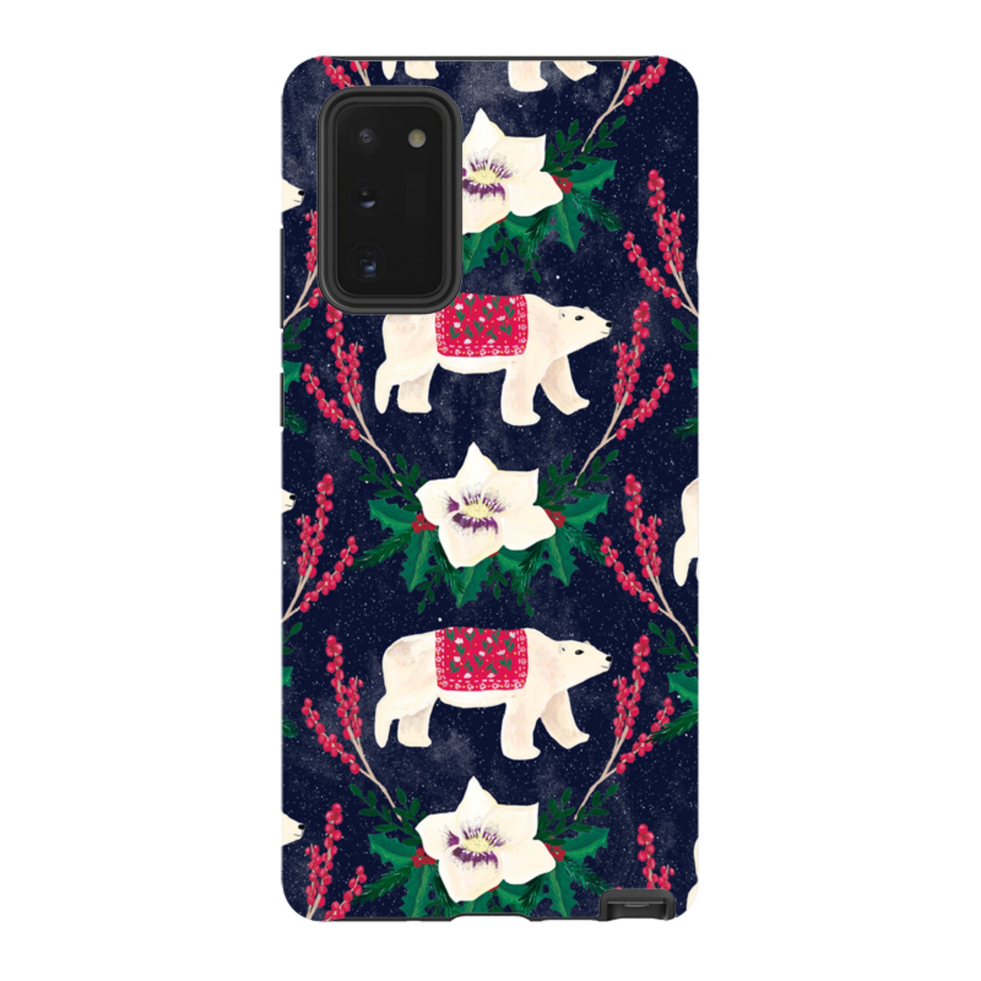 Samsung Tough Case - Midnight Polar Bears By Abby Jacobs