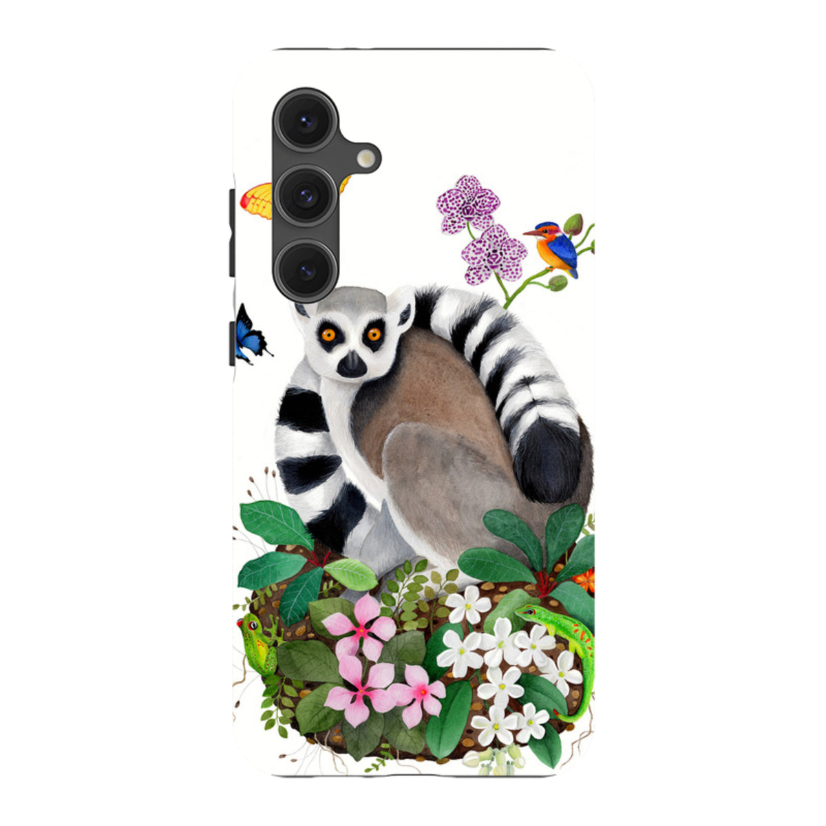 Samsung Tough Case - Madagascar Lemur By Bex Parkin
