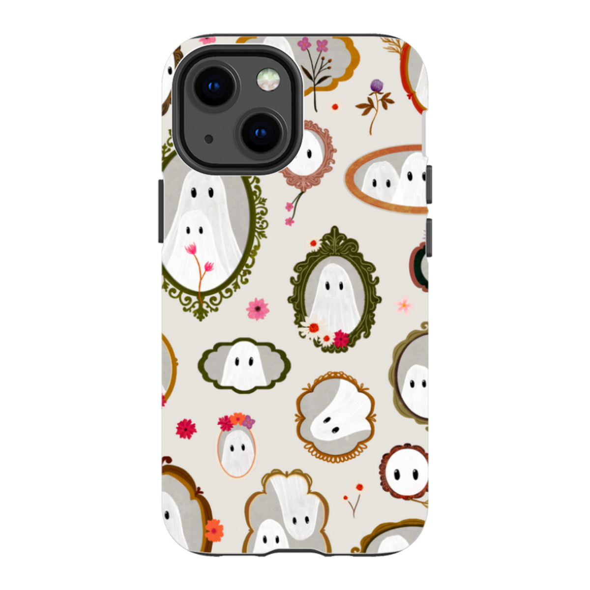 iPhone Tough Case - Framed Ghosts - Stone By Katherine Quinn