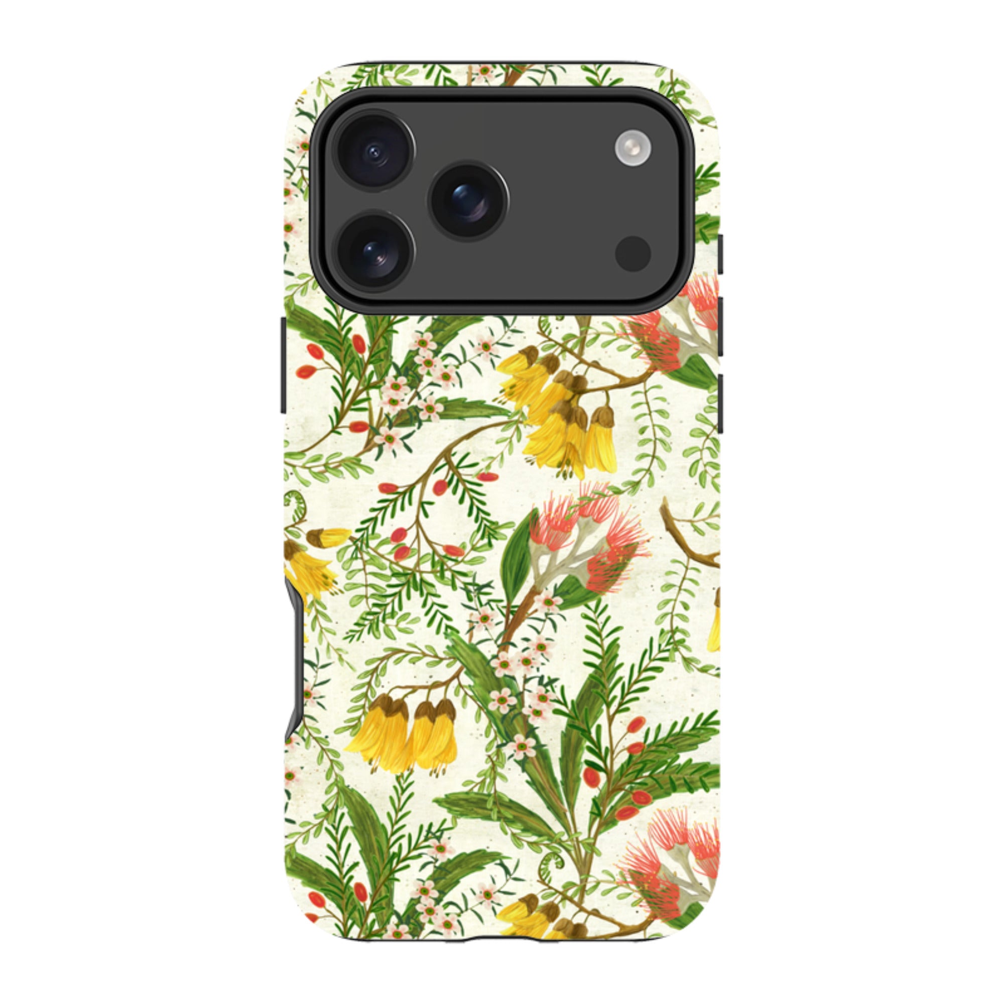 iPhone Tough Case - Kowhai And Bottle Brush By Katherine Quinn