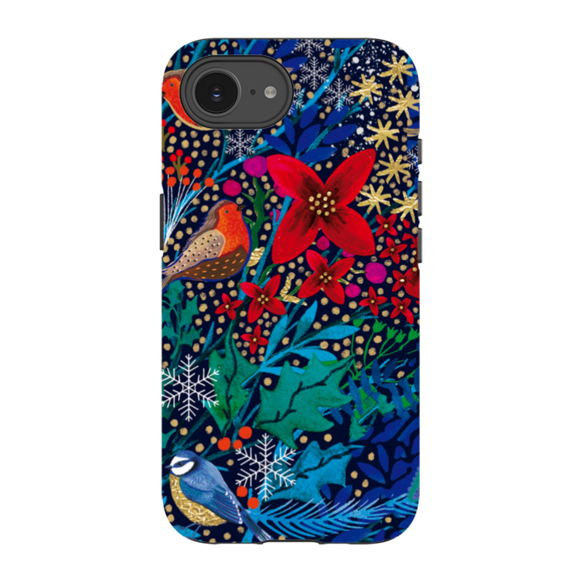 iPhone Tough Case - Xmas Robin II By Emma Frances Grant