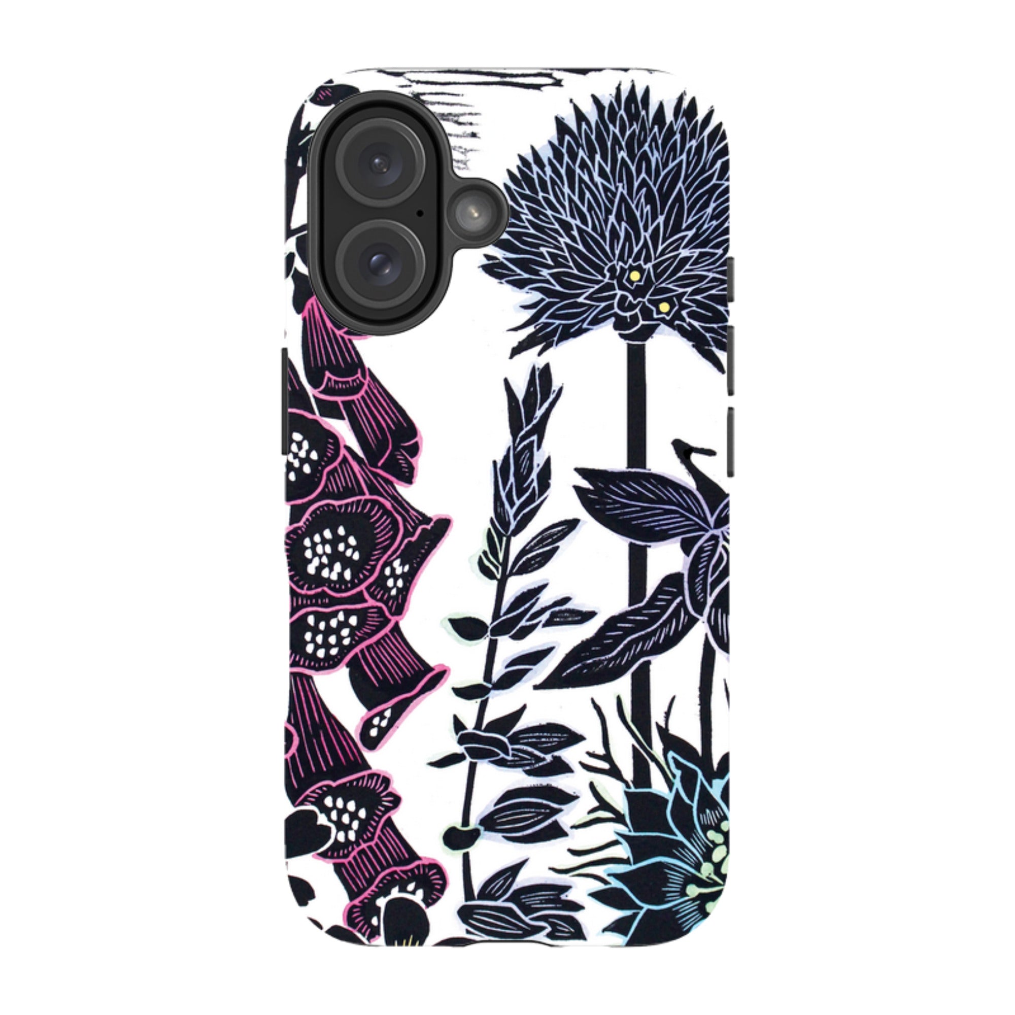 iPhone Tough Case - Foxgloves By Kate Heiss