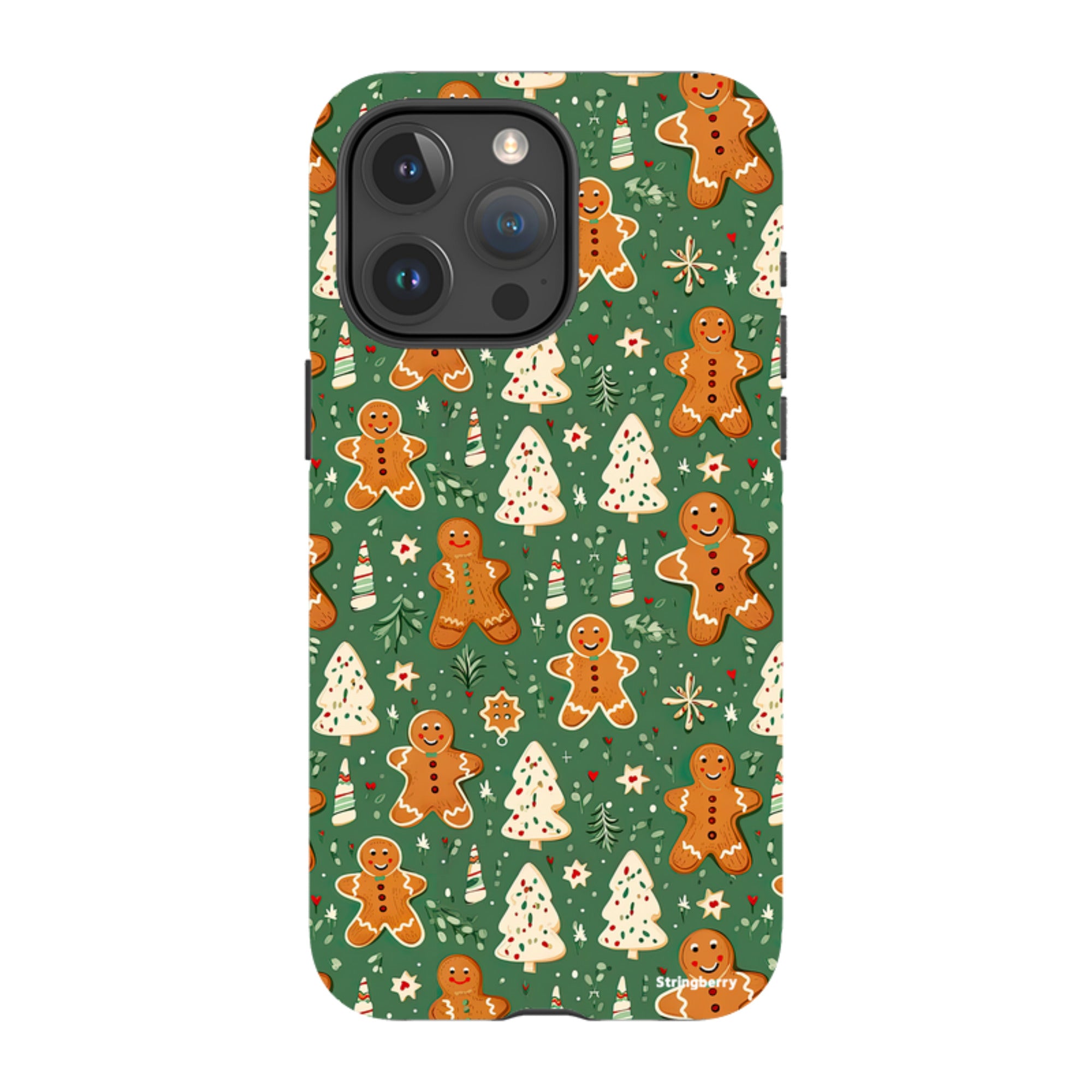 iPhone Tough Case - Ginger Bread Xmas II