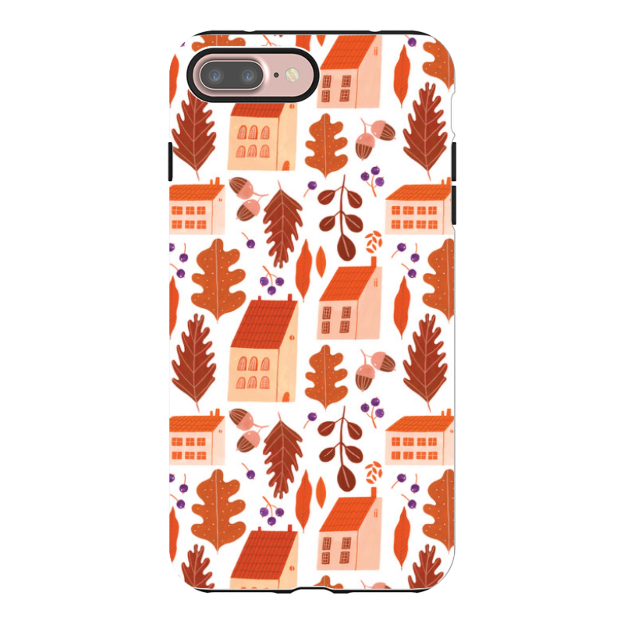 iPhone Tough Case - Autumn Pattern By Madalina Andronic