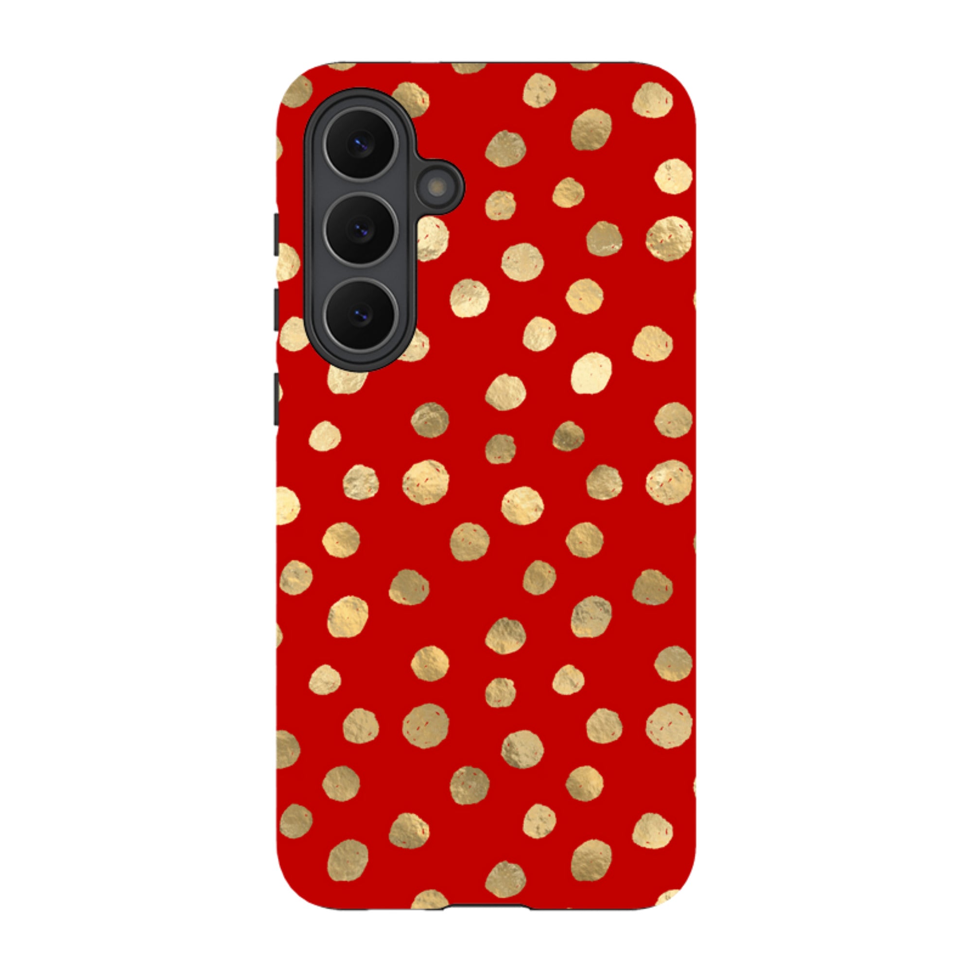 Samsung Tough Case - Burgundy and Gold Stars