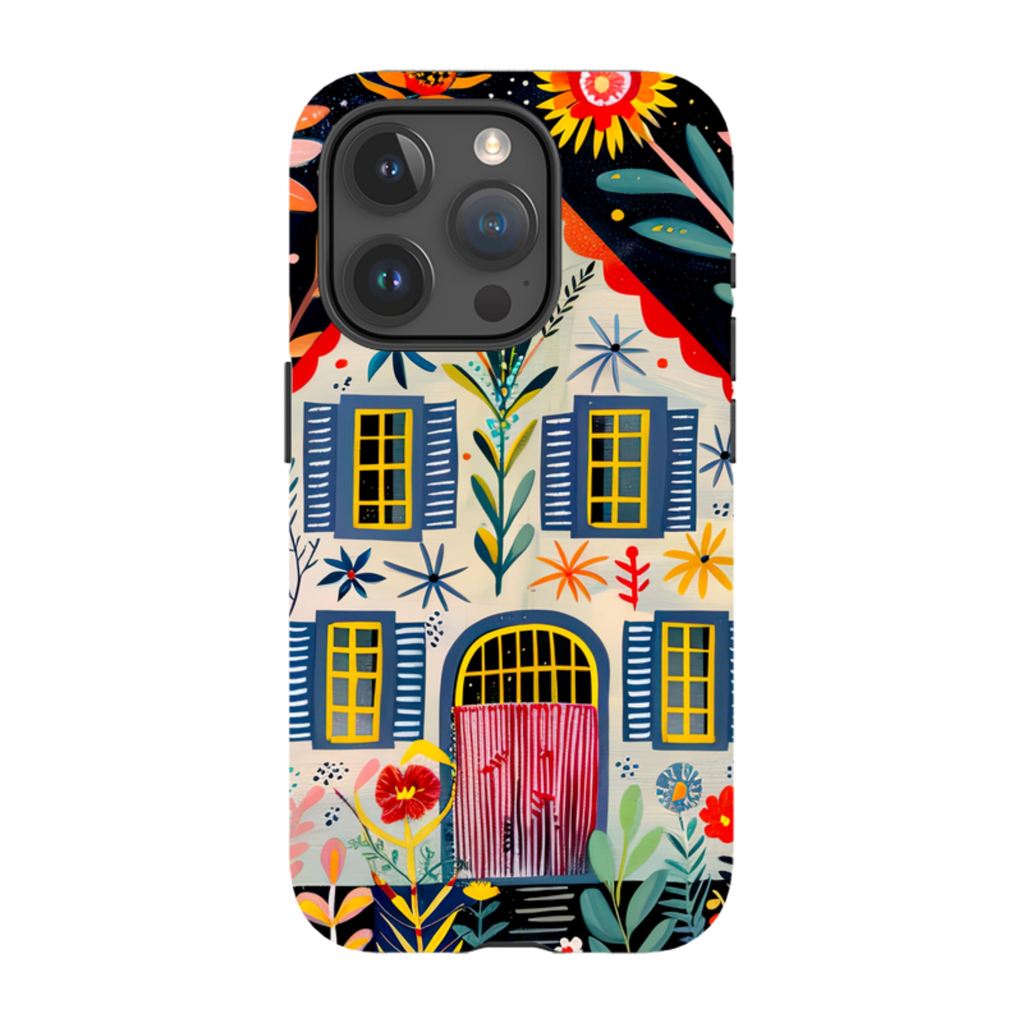iPhone MagSafe Tough Case - Folk Art House X