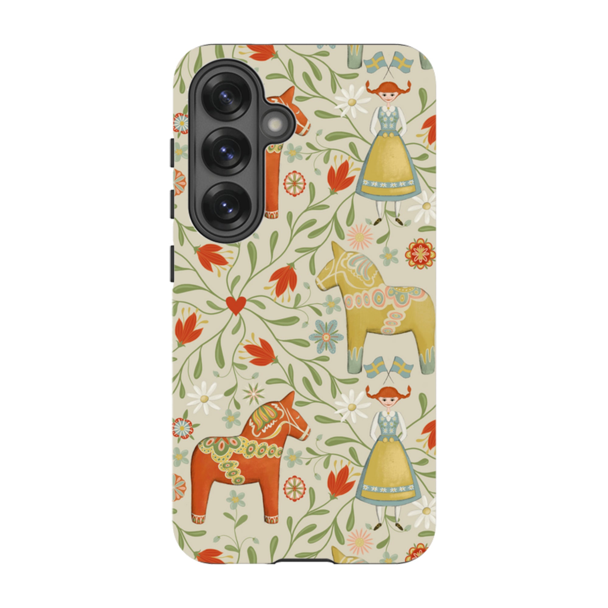 Samsung Tough  Case - Dala Horse By Maja Lindberg