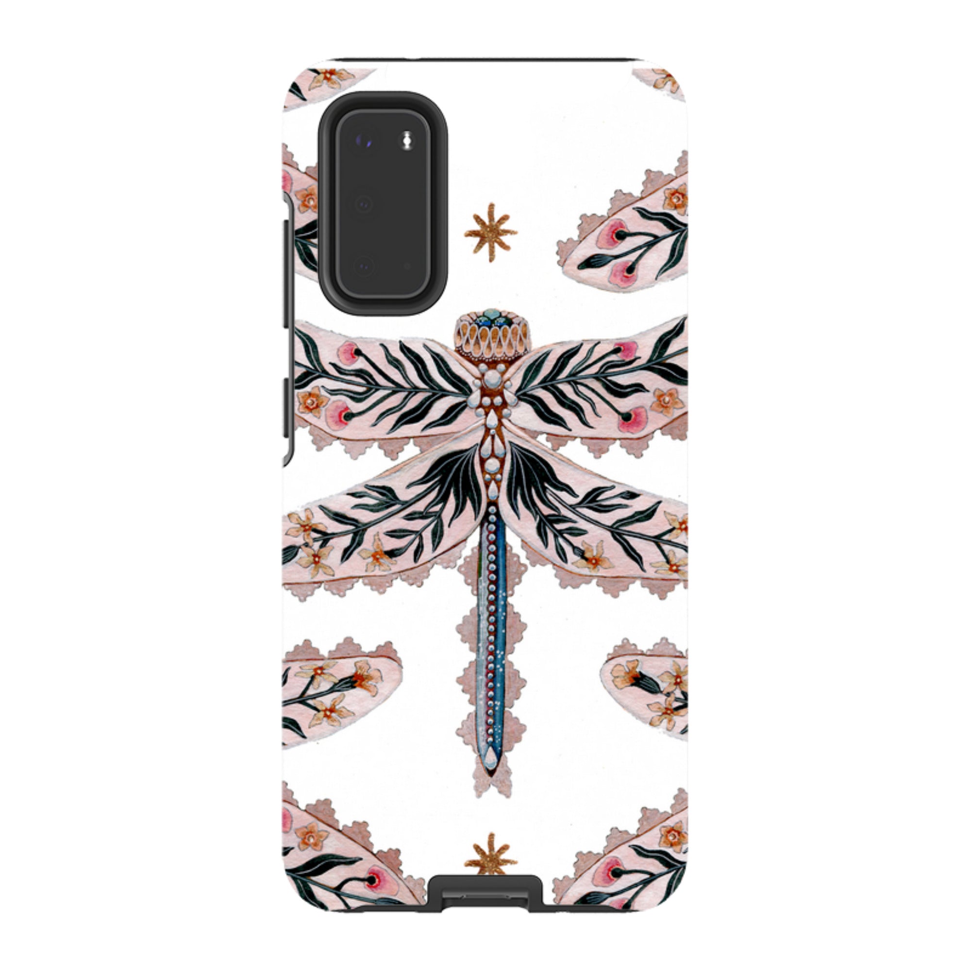 Samsung Tough Case - Dragonfly Pattern By Maria Matos