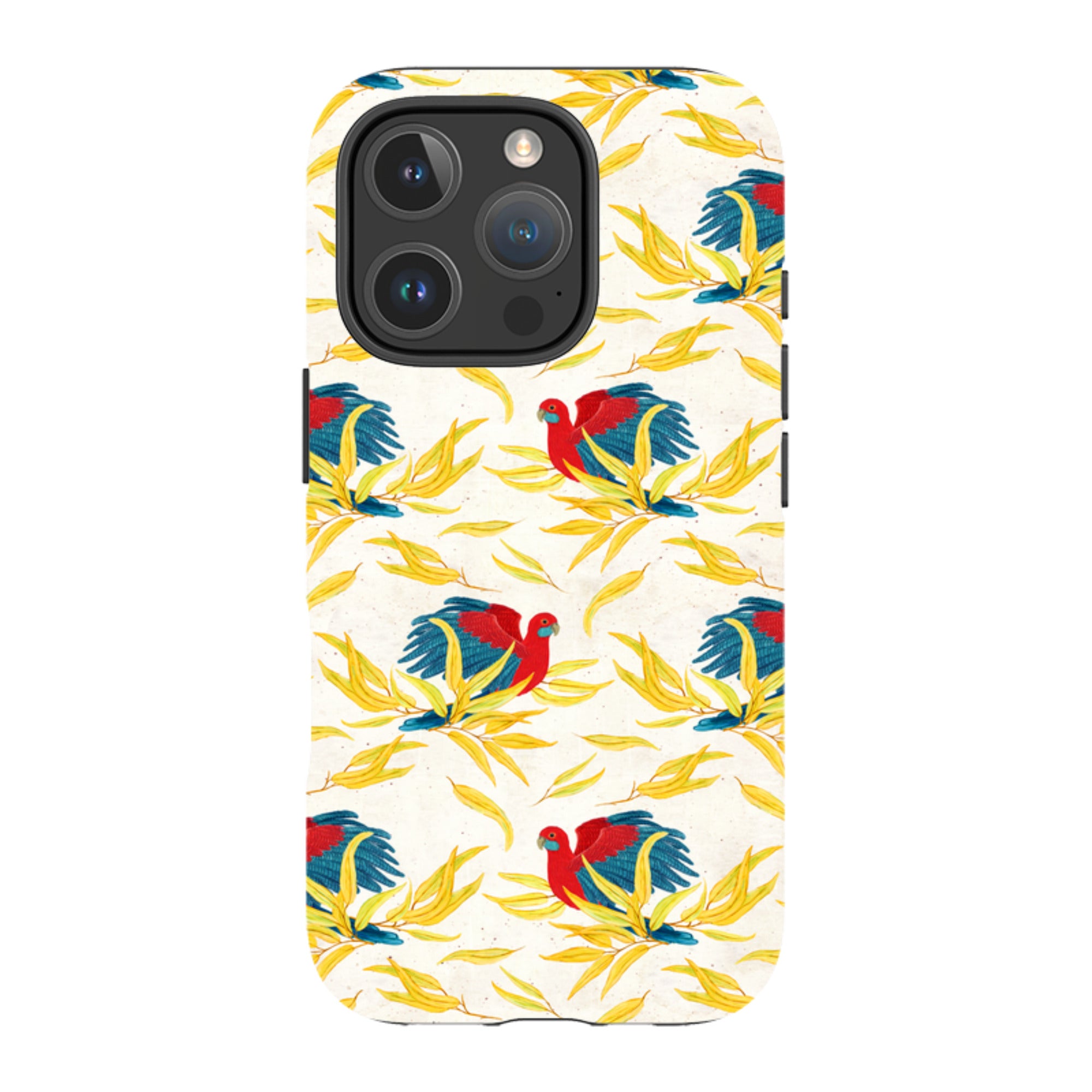 iPhone Tough Case - Crimson Rosella By Katherine Quinn