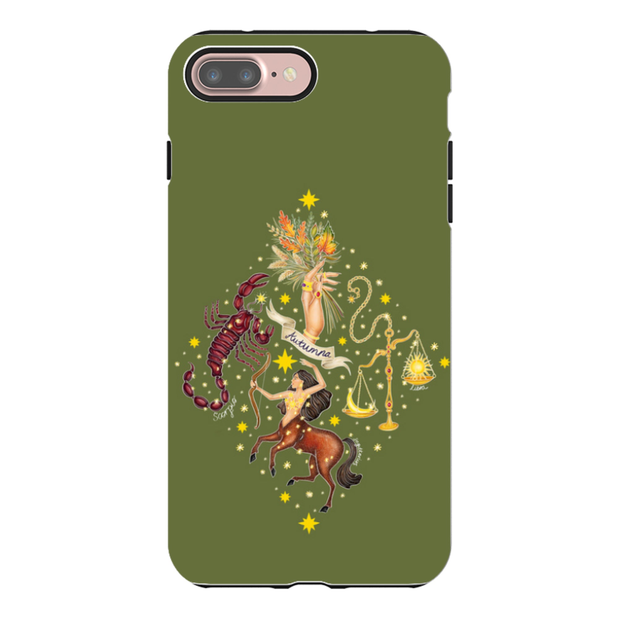 iPhone Tough Case - Autumn Zodiac By Catherine Rowe