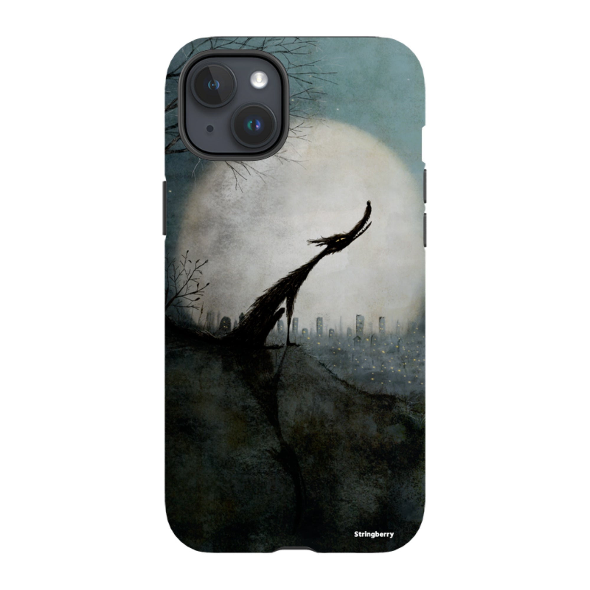 iPhone MagSafe Tough Case - Wolf Moon By Maja Lindberg