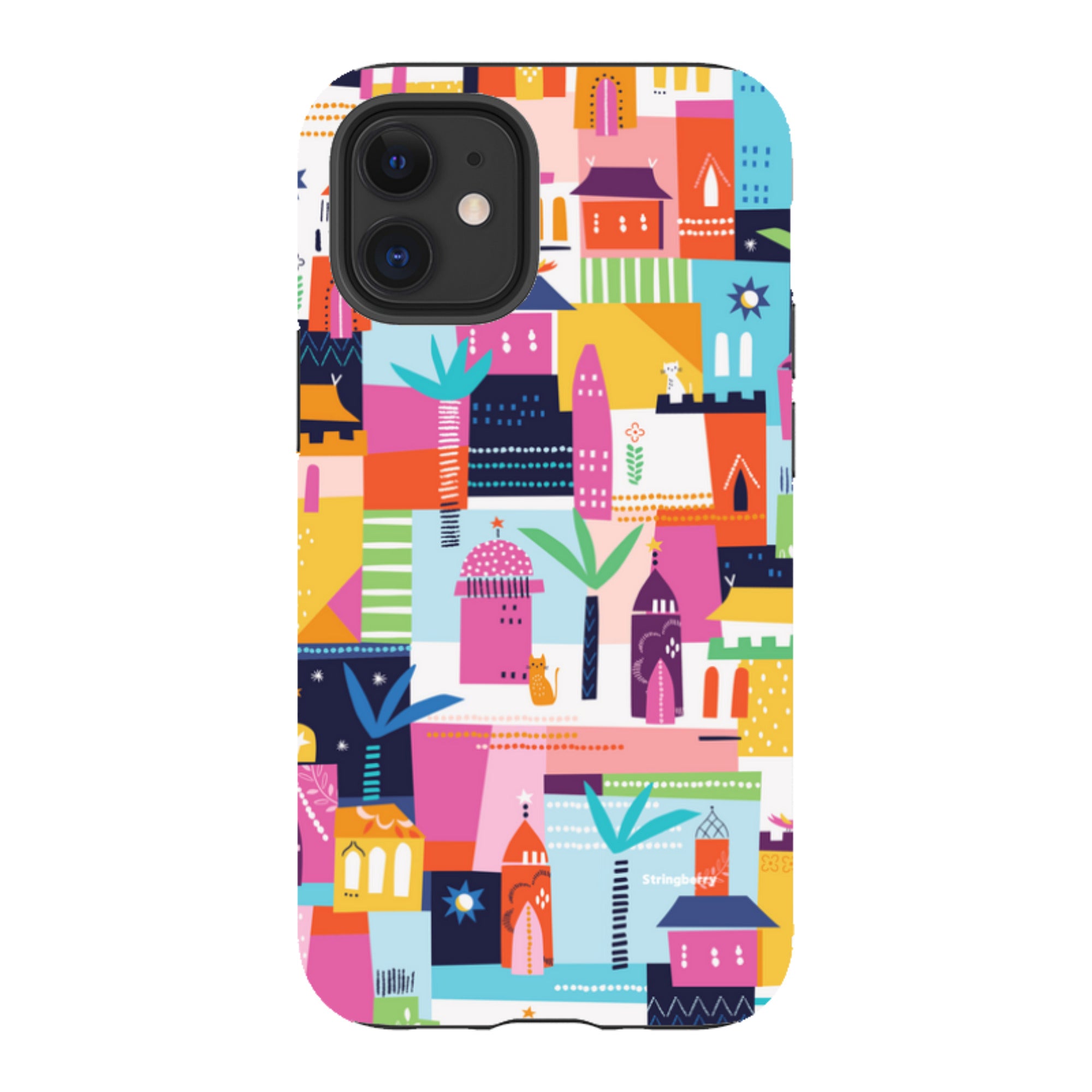 iPhone Tough Case - Houses By Ali Brookes