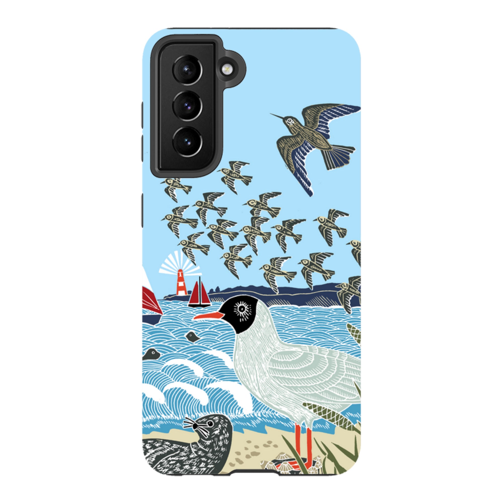 Samsung Tough  Case - Seagulls And Seals By Kate heiss