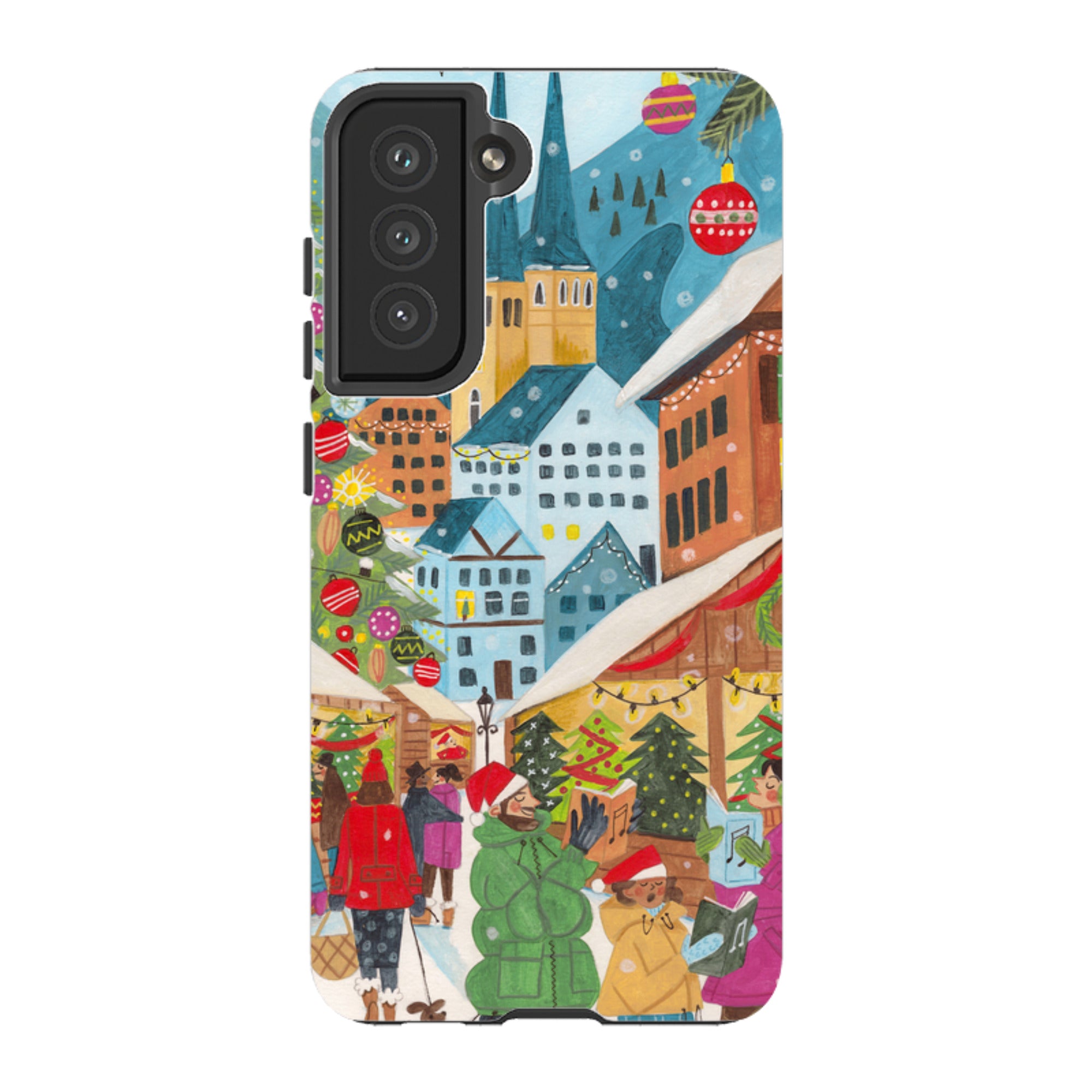 Samsung Tough Case - Christmas Market By Caroline Bonne Muller