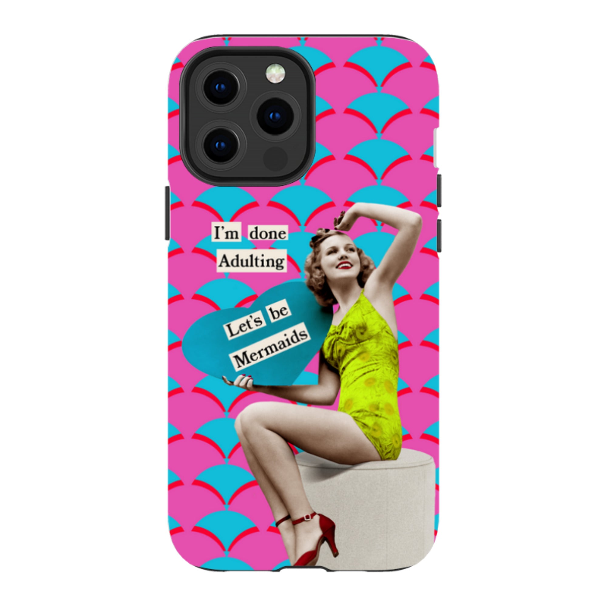 iPhone Tough Case - Mermaid By Clare Jordan