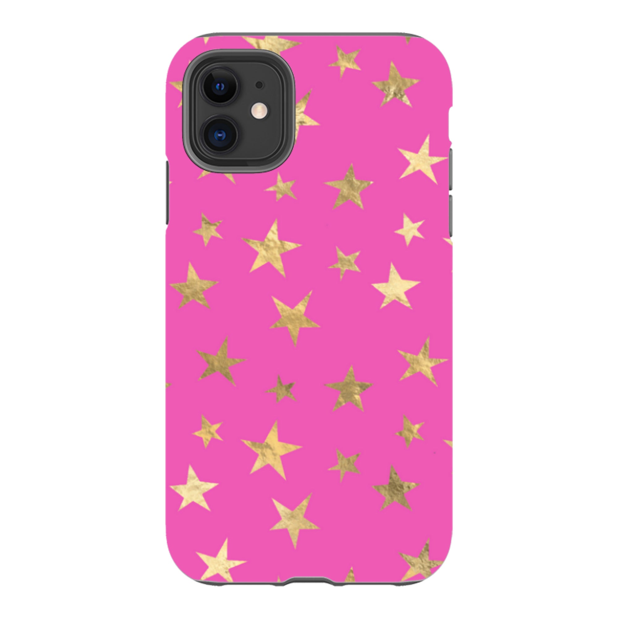 iPhone Tough Case - Pink and Gold Stars