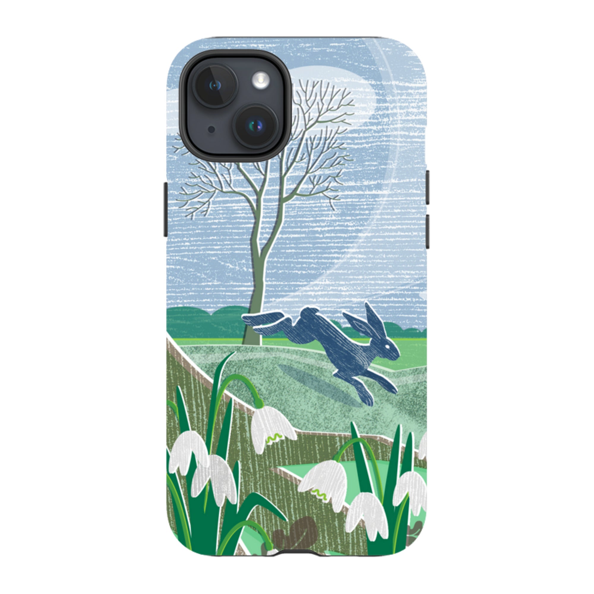iPhone Tough Case - Snowdrops And Hare By Liane Payne