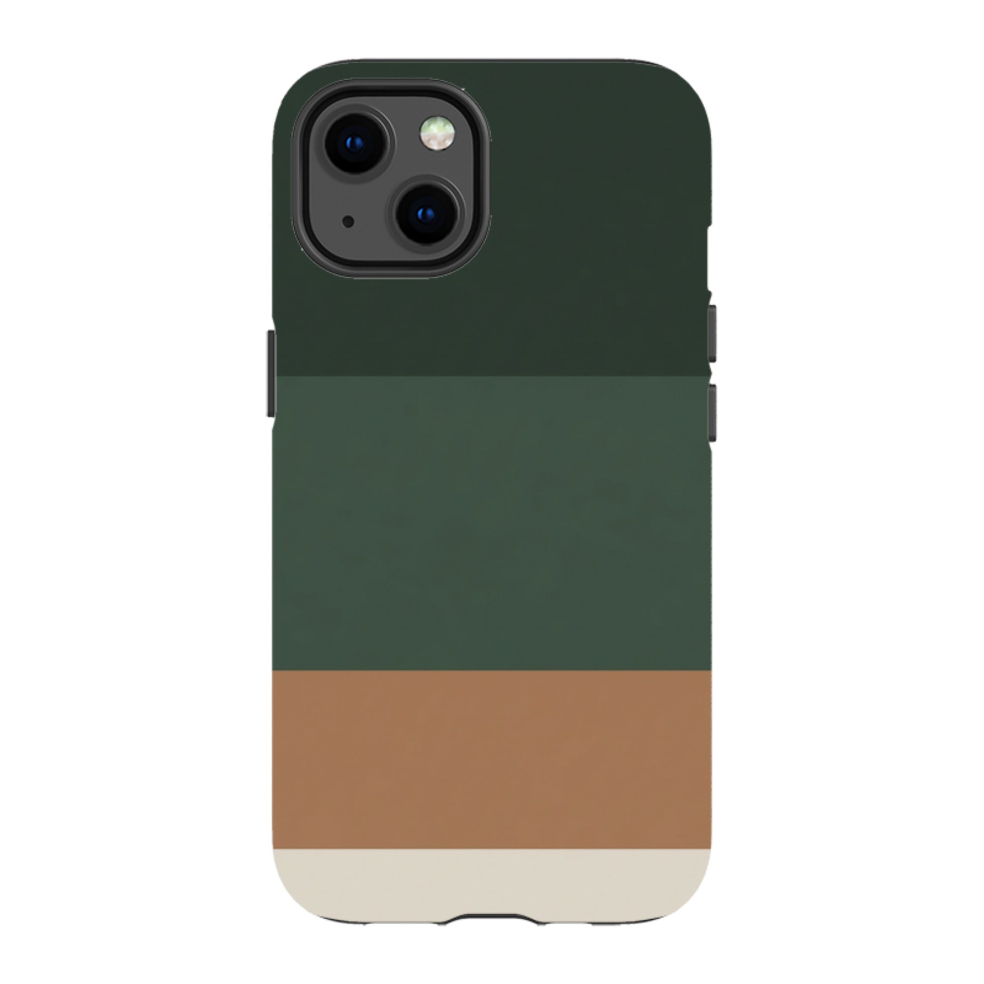 iPhone MagSafe Tough Case - Terracotta and Green Gradient