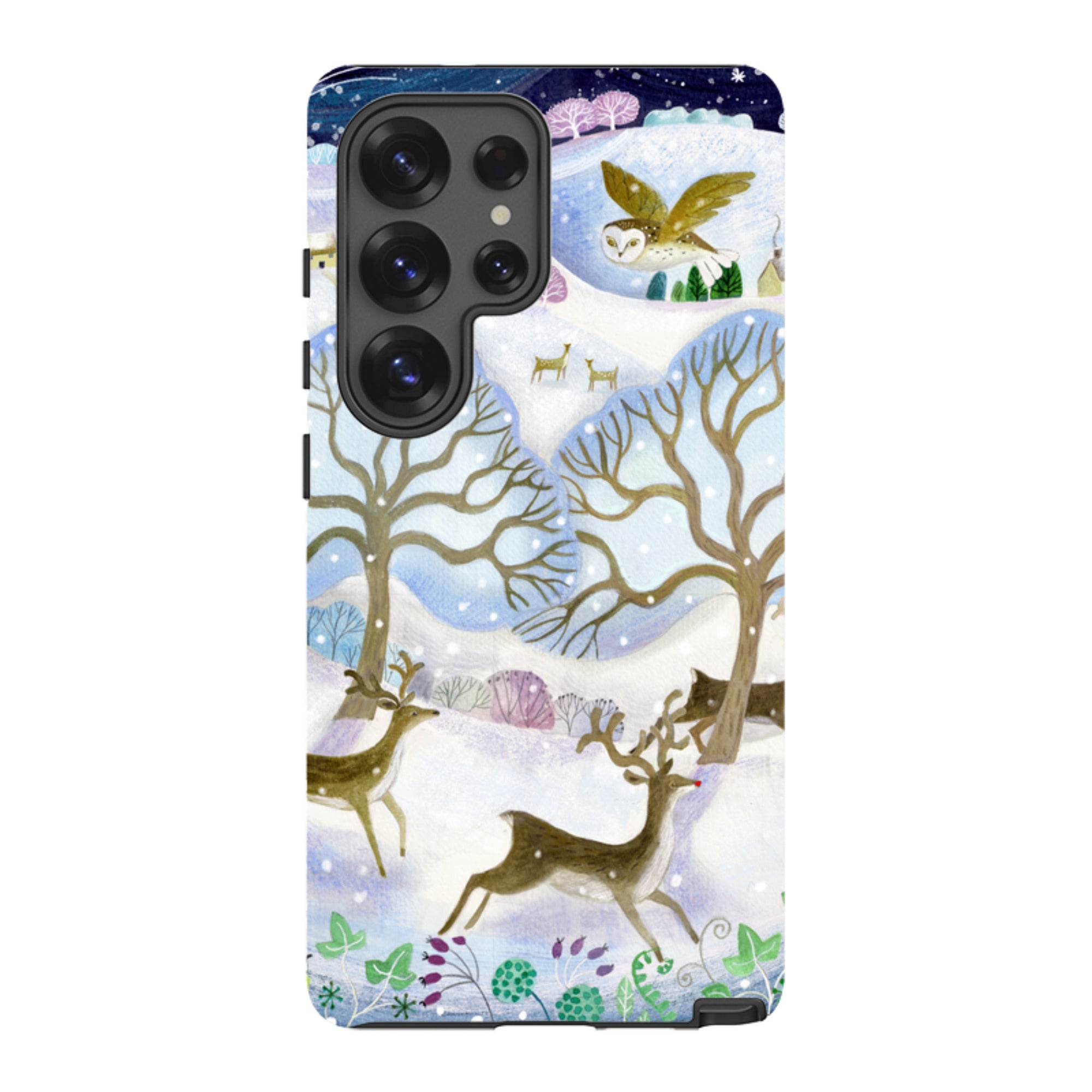 Samsung Tough Case - Winter Deer By Bex Parkin