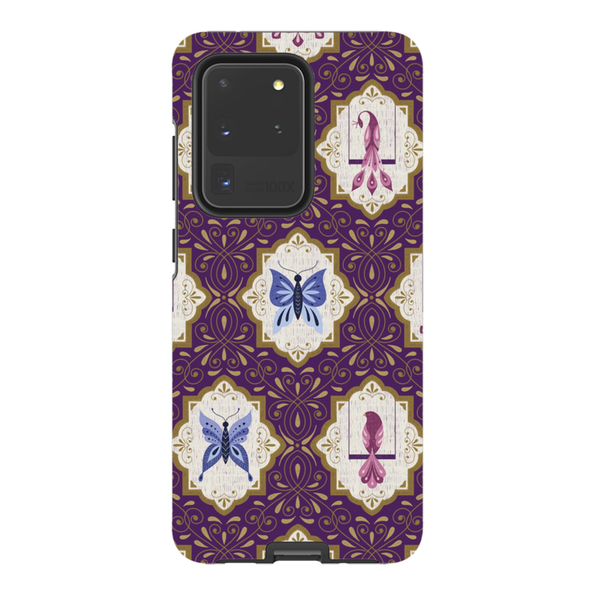 Samsung Tough Case - Wingframes Purple By Jenny Zemanek