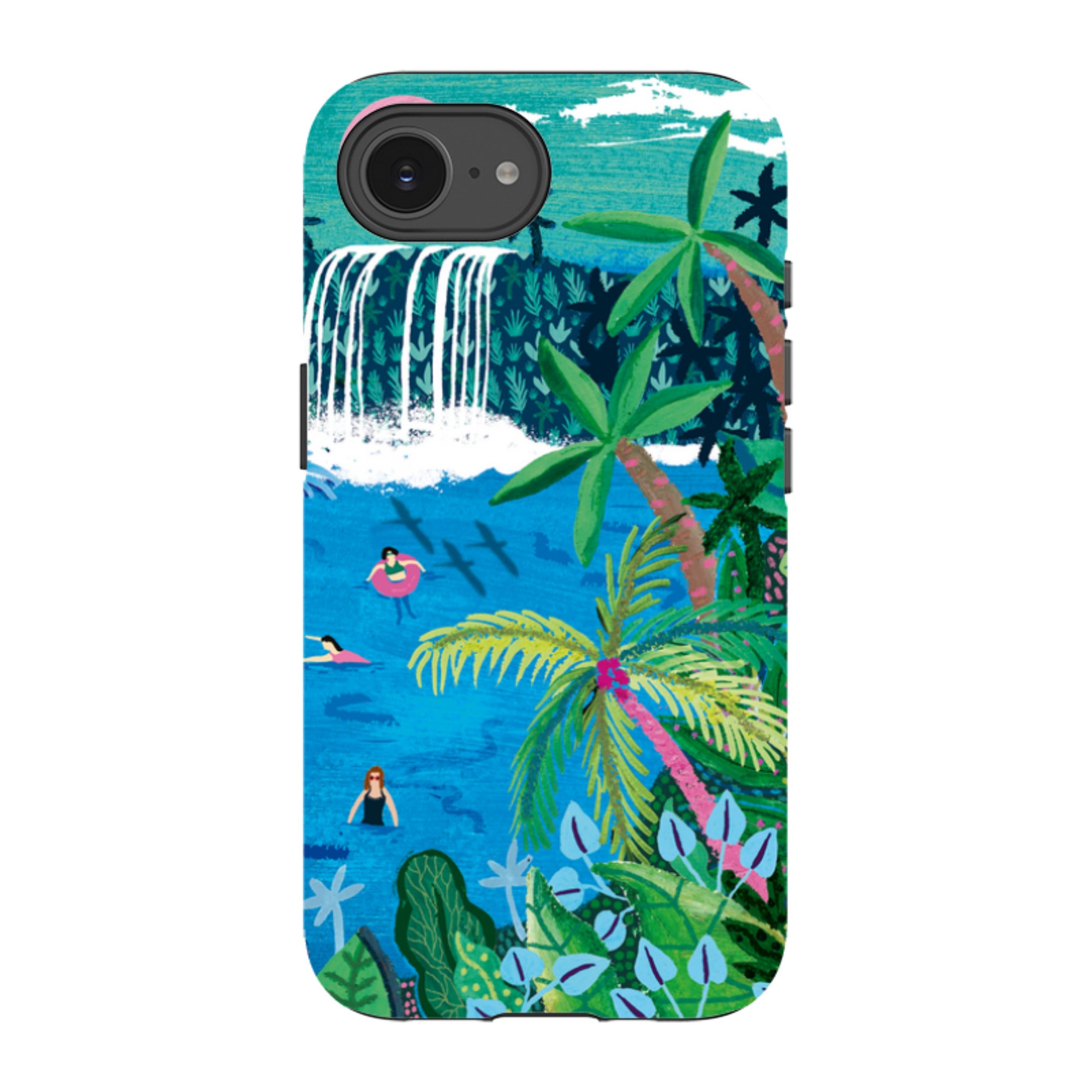 iPhone Tough Case - Palm Pool II By Emma Frances Grant