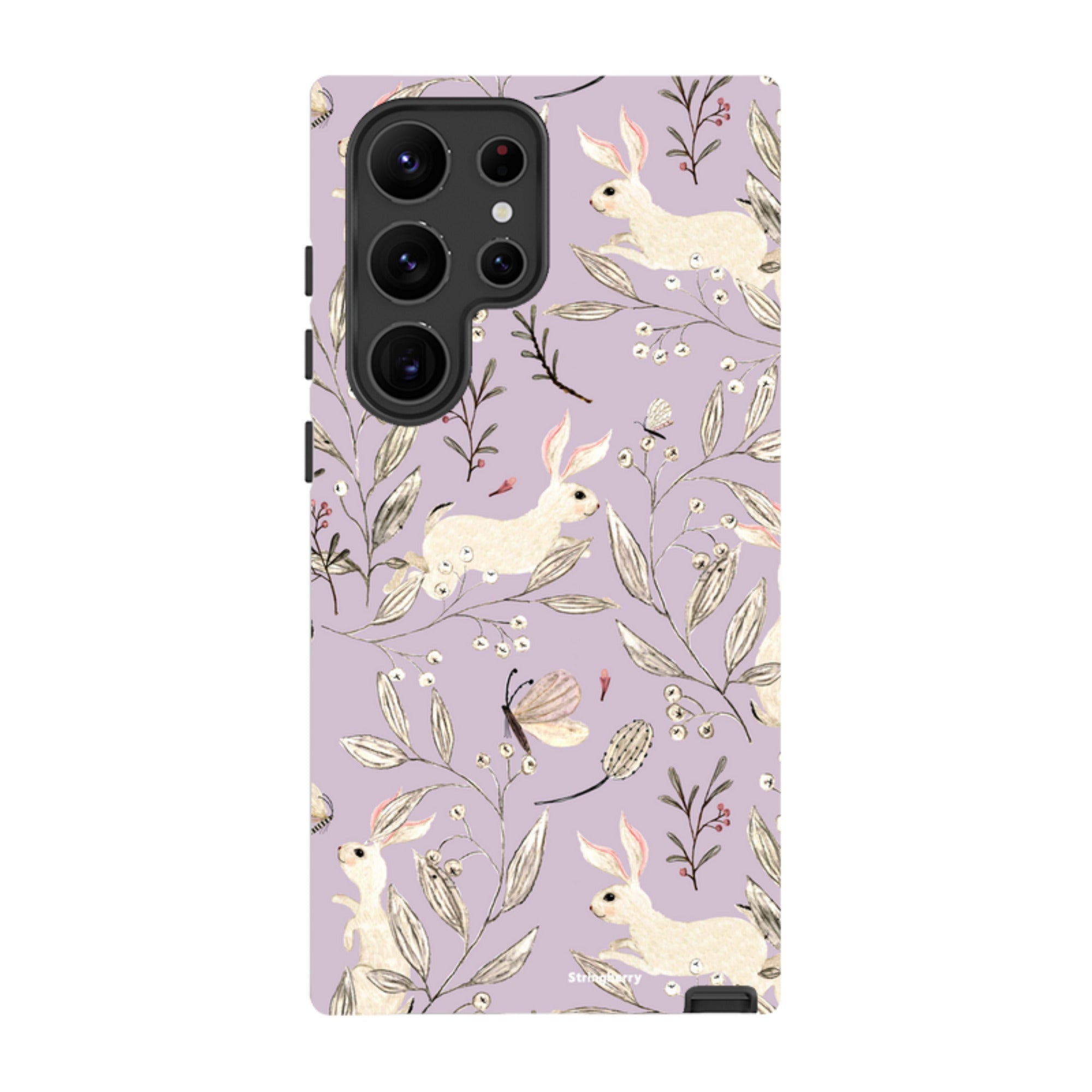 Samsung Tough Case - Bunnies Mauve By Katherine Quinn