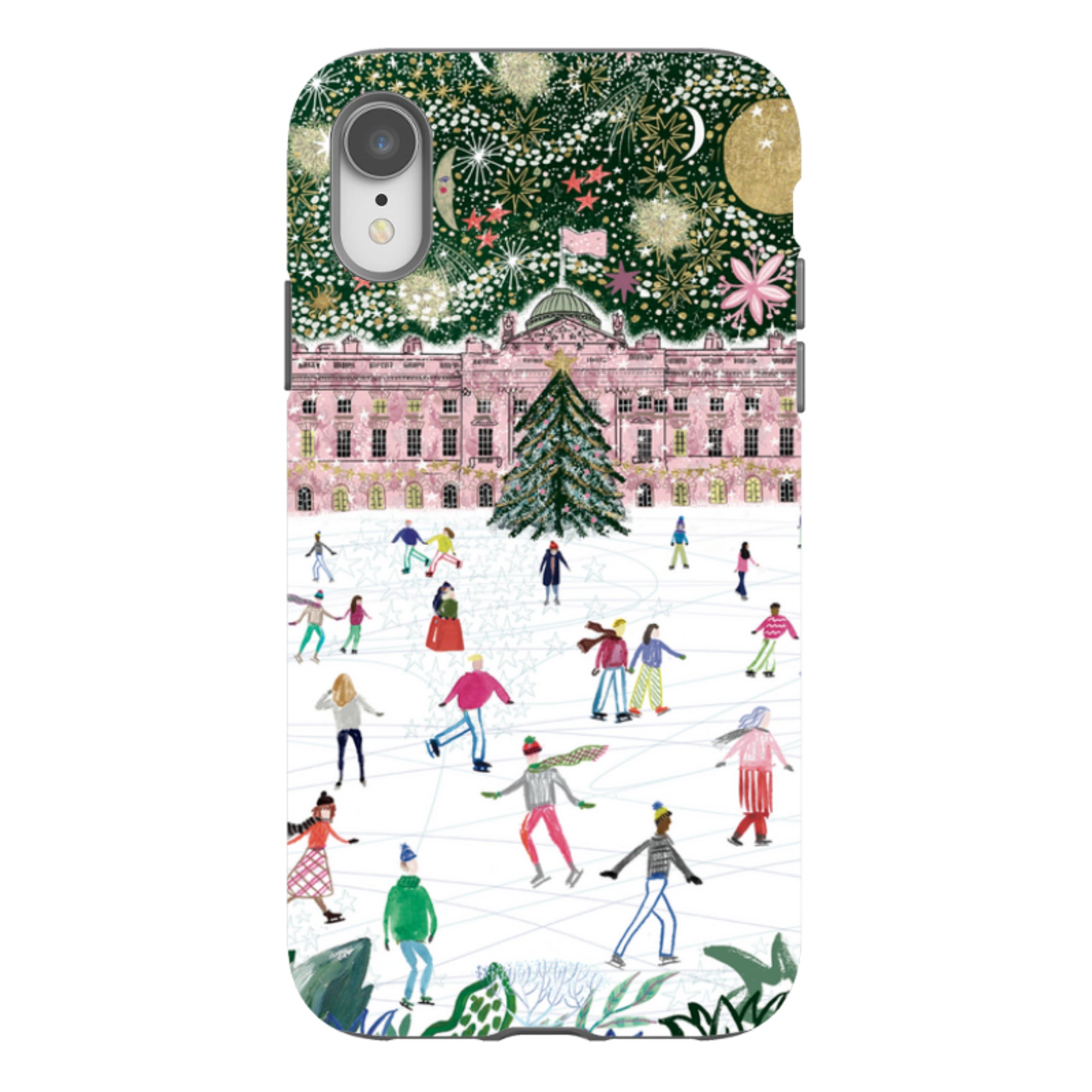 iPhone Tough Case - Skating At Somerset House By Emma Frances Grant